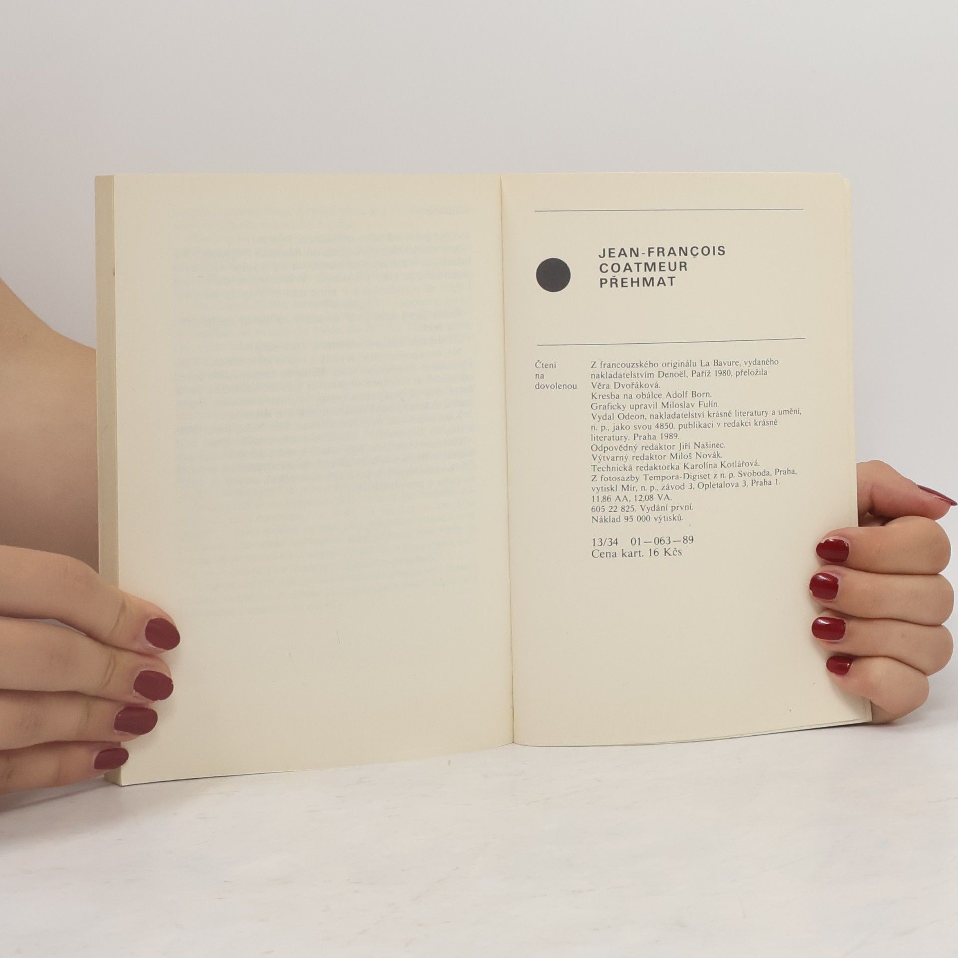 Jean François Coatmeur Přehmat