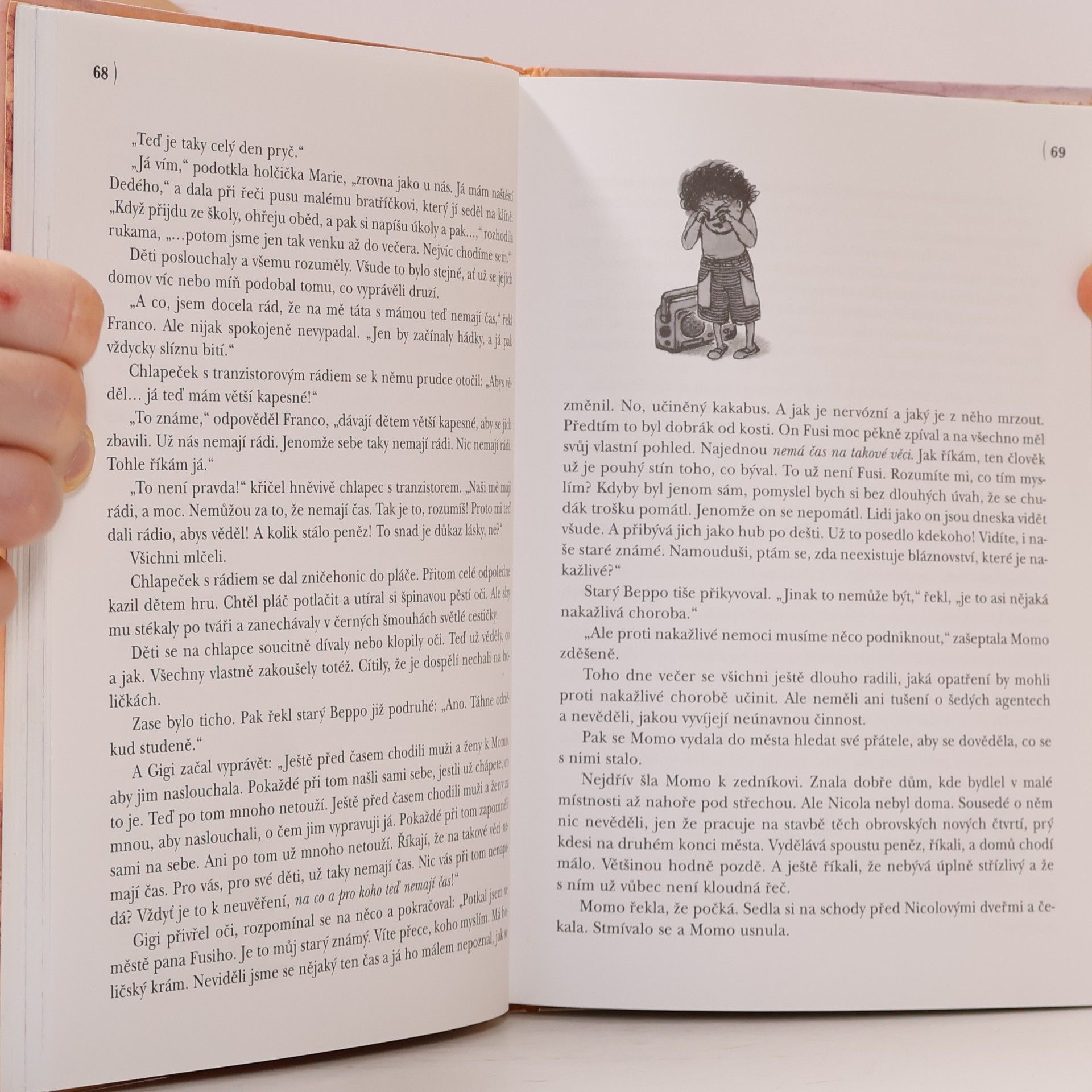 Michael Ende Děvčátko Momo a ukradený čas. Pohádkový román