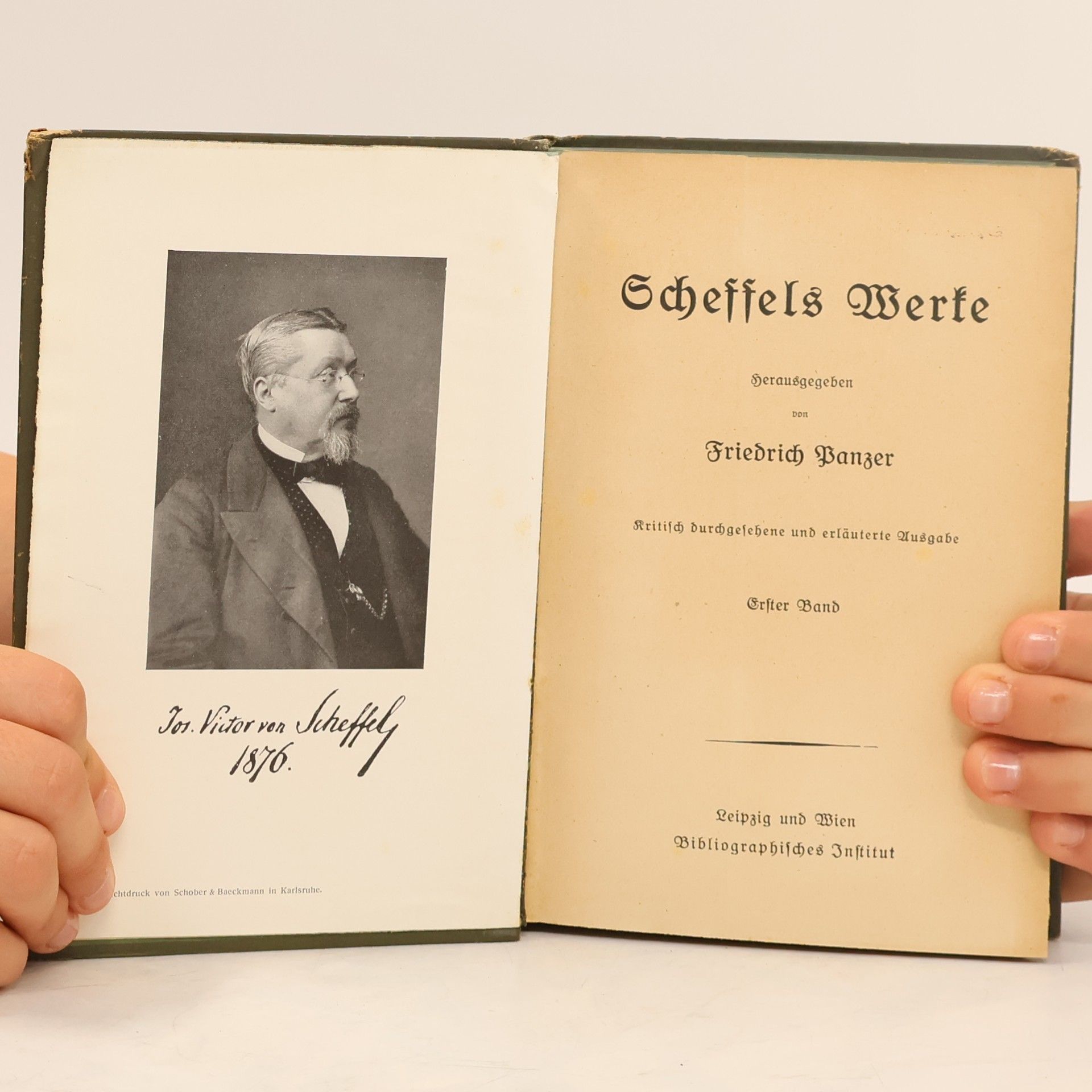 Friedrich Panzer Scheffels Werke I