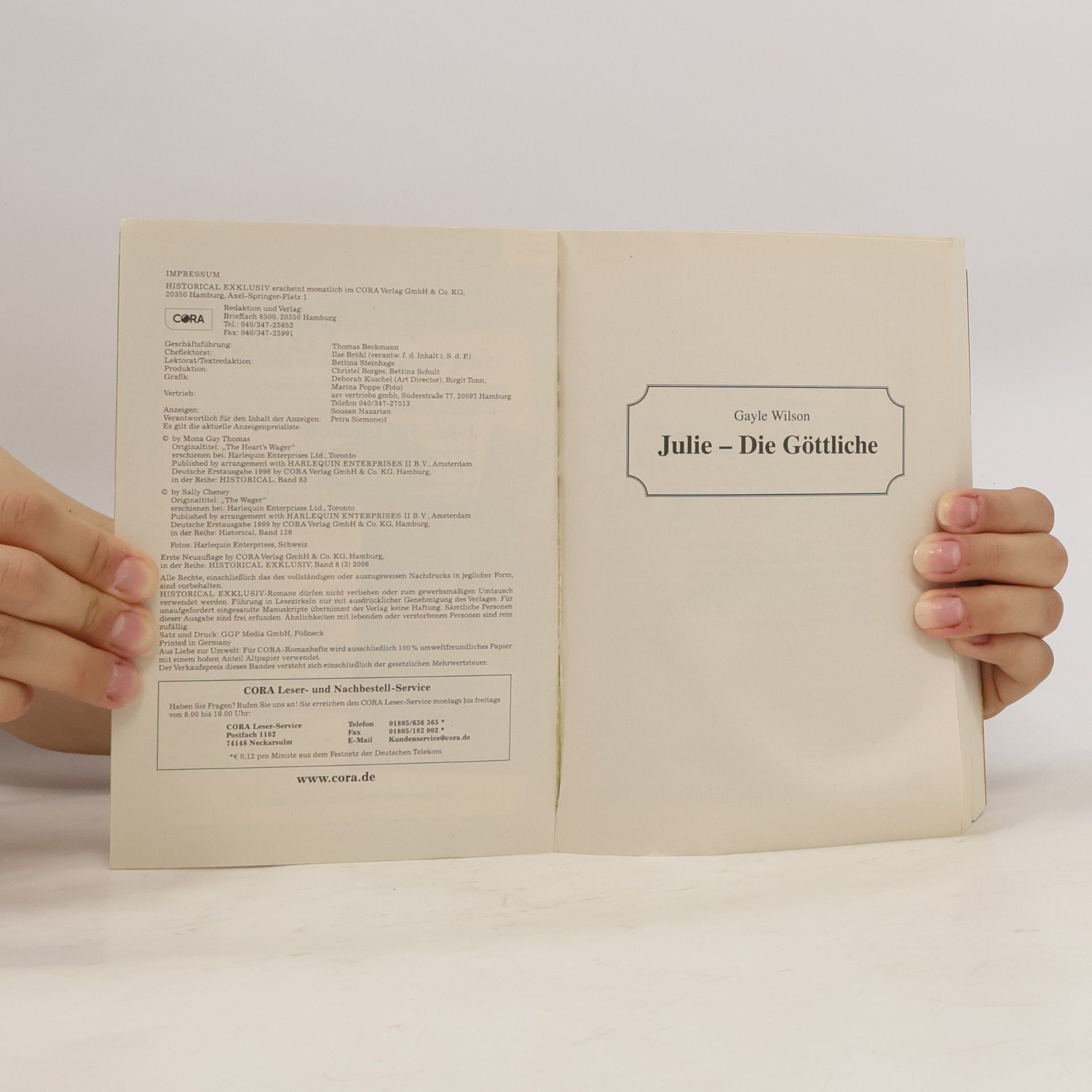 Gayle Wilson Historical Exklusiv 8. Julie – Die Göttliche. Herz im Spiel