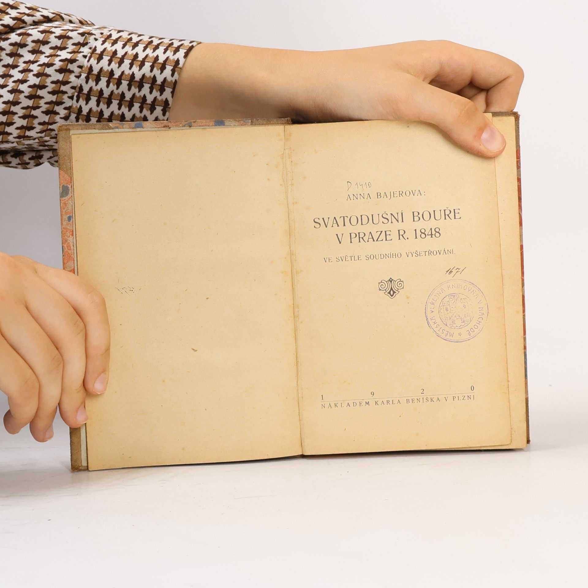 Anna Bajerová Svatodušní bouře v Praze r. 1848 ve světle soudního vyšetřování