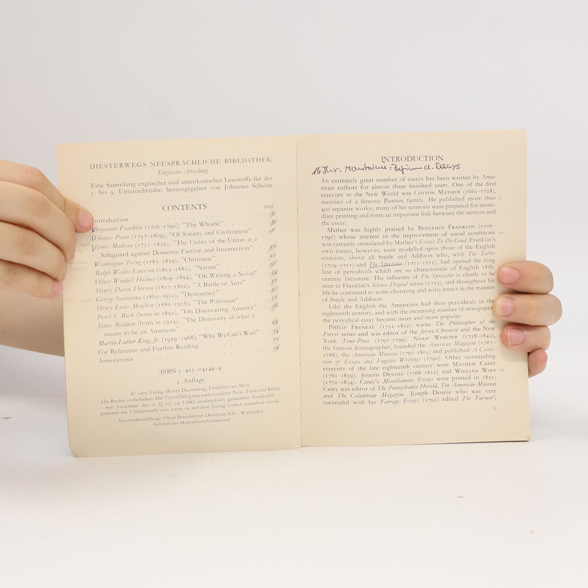 Johannes Schütze Twelve American Essays