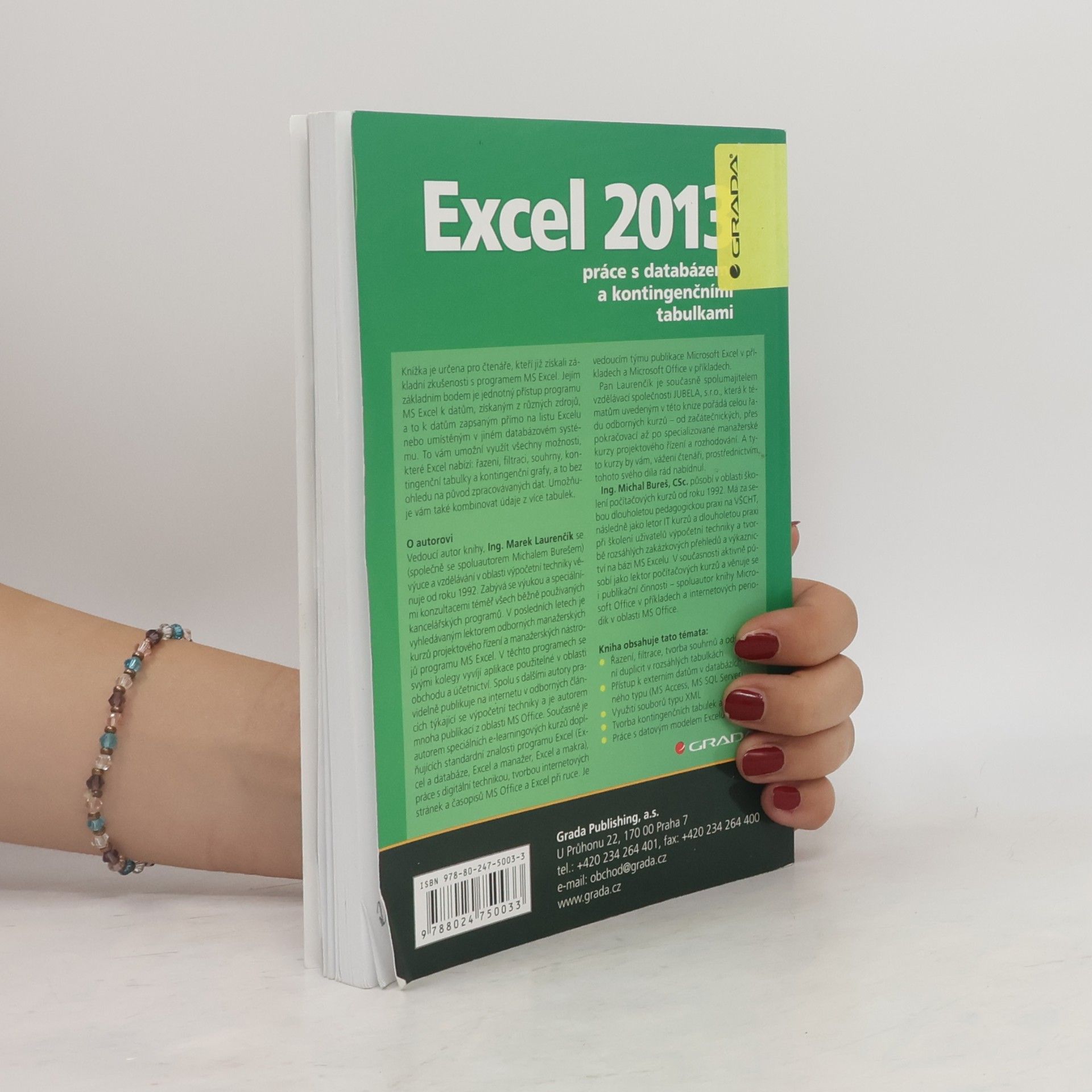 Marek Laurenčík Excel 2013 - práce s databázemi a kontingenčními tabulkami
