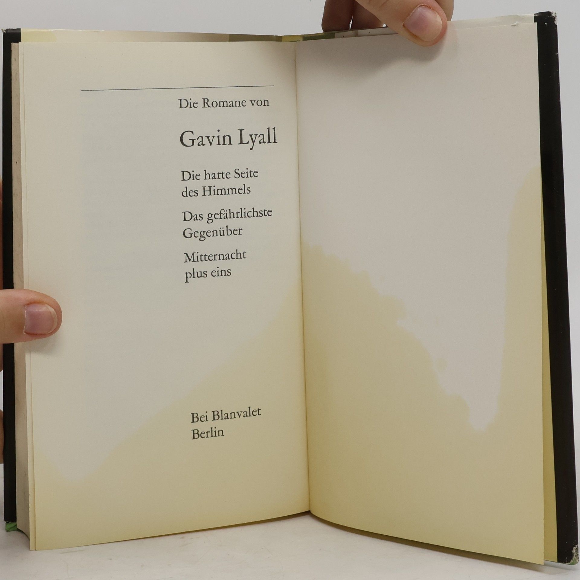 Gavin Tudor Lyall Das gefährlichste Gegenüber