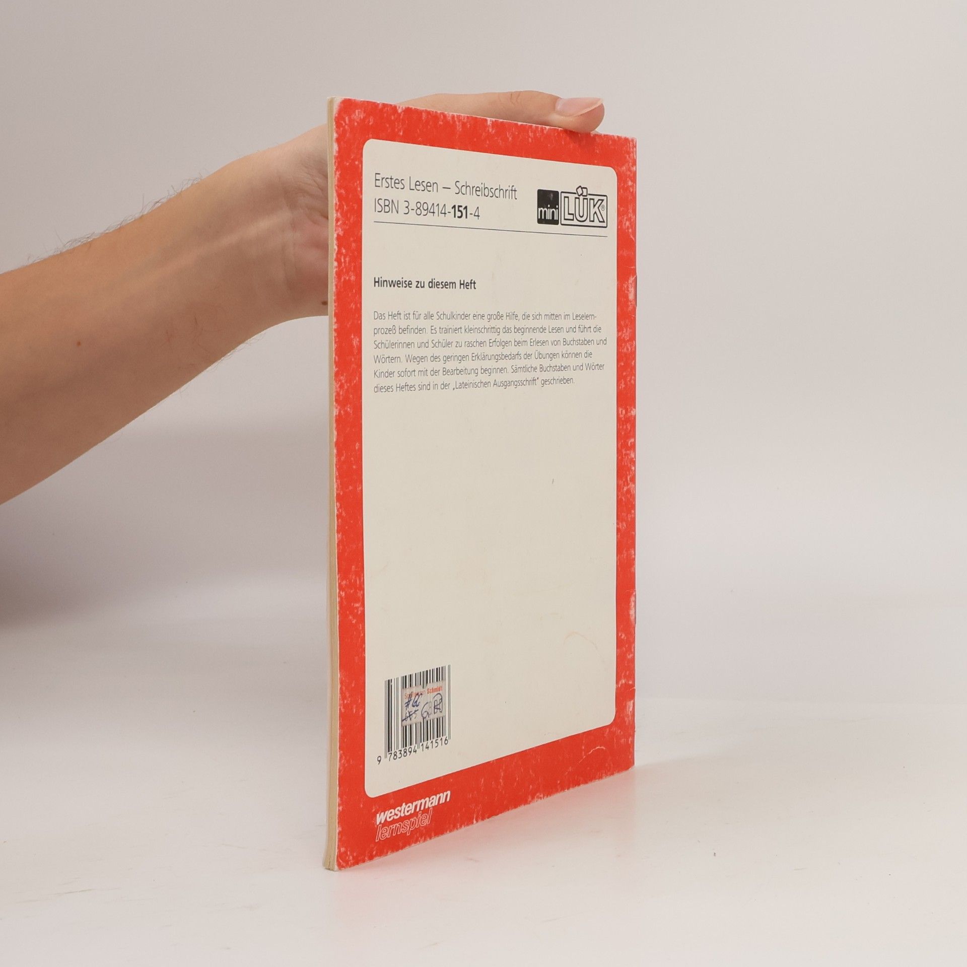 Heinz Vogel mini LÜK: Erstes Lesen