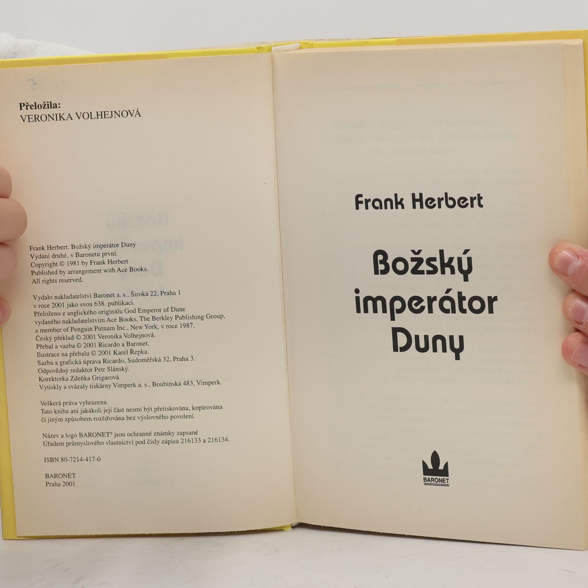 Frank Herbert Božský imperátor Duny
