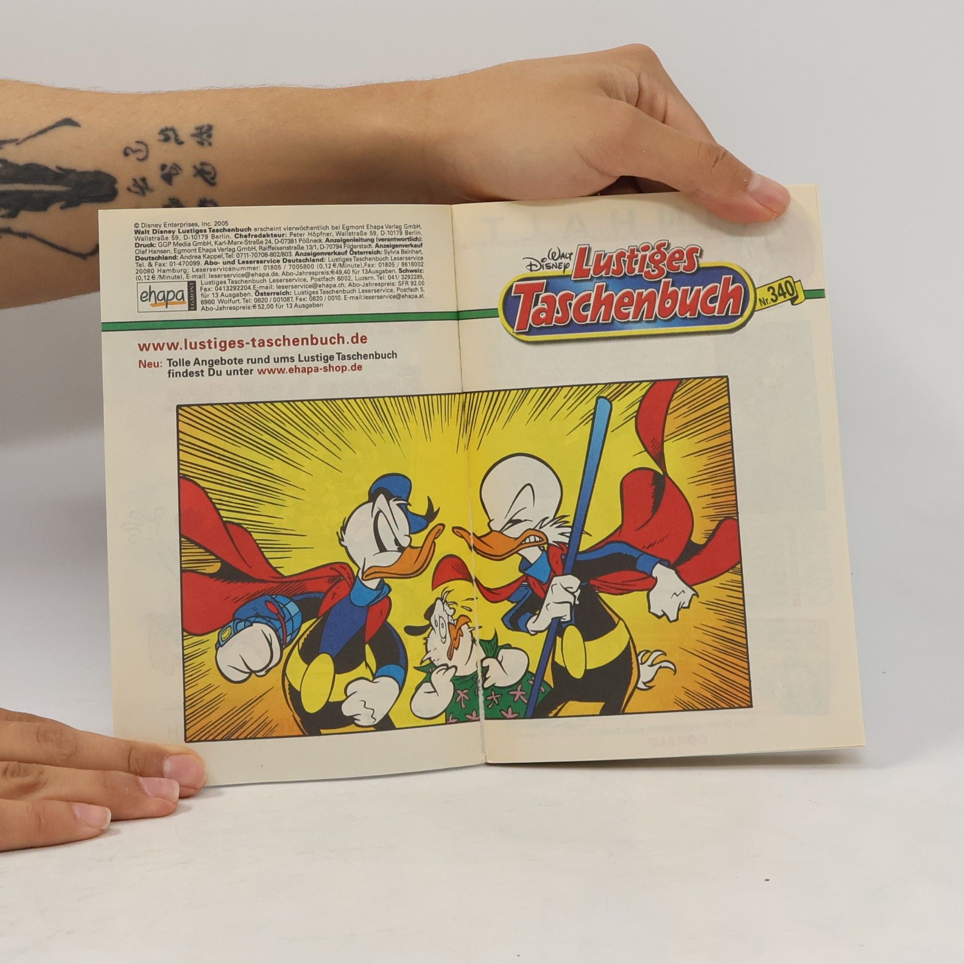 Walt Disney Lustiges Taschenbuch 340. Urlaubsgrüße aus Entenhausen