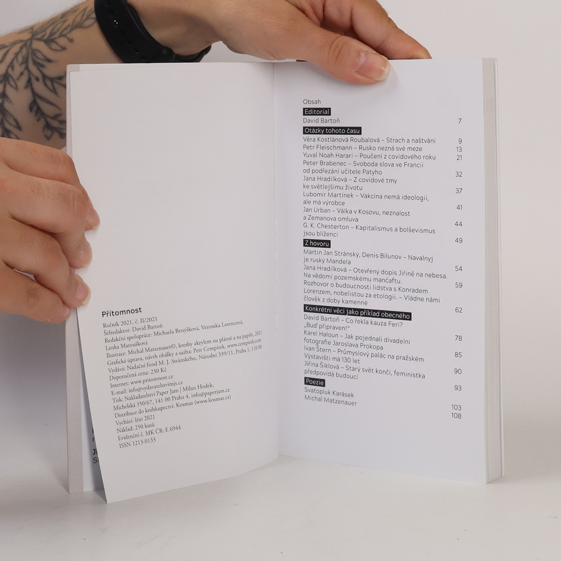 Collectif d'auteurs Přítomnost II/2021