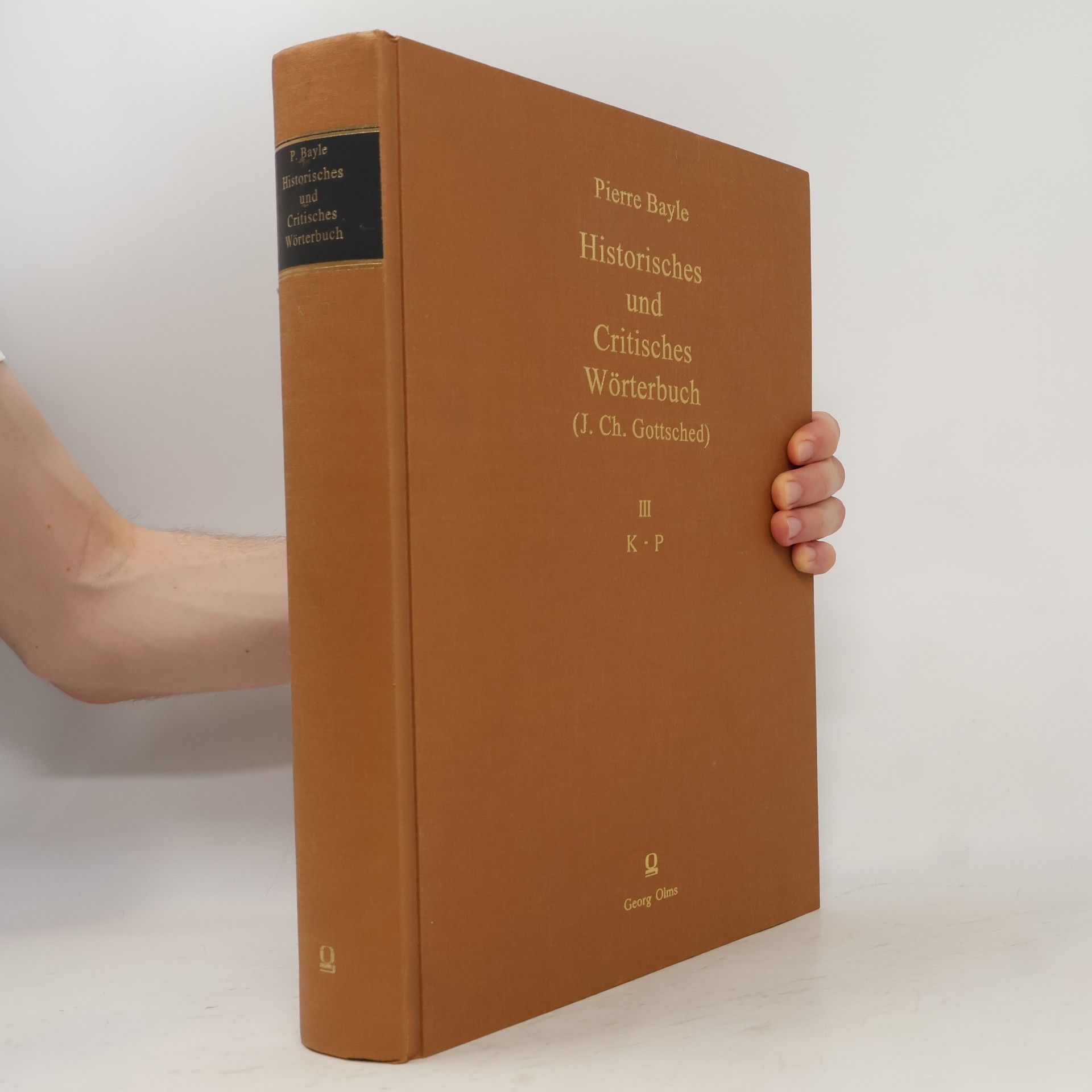 Pierrre Bayle Historisches und Critisches Wörterbuch III
