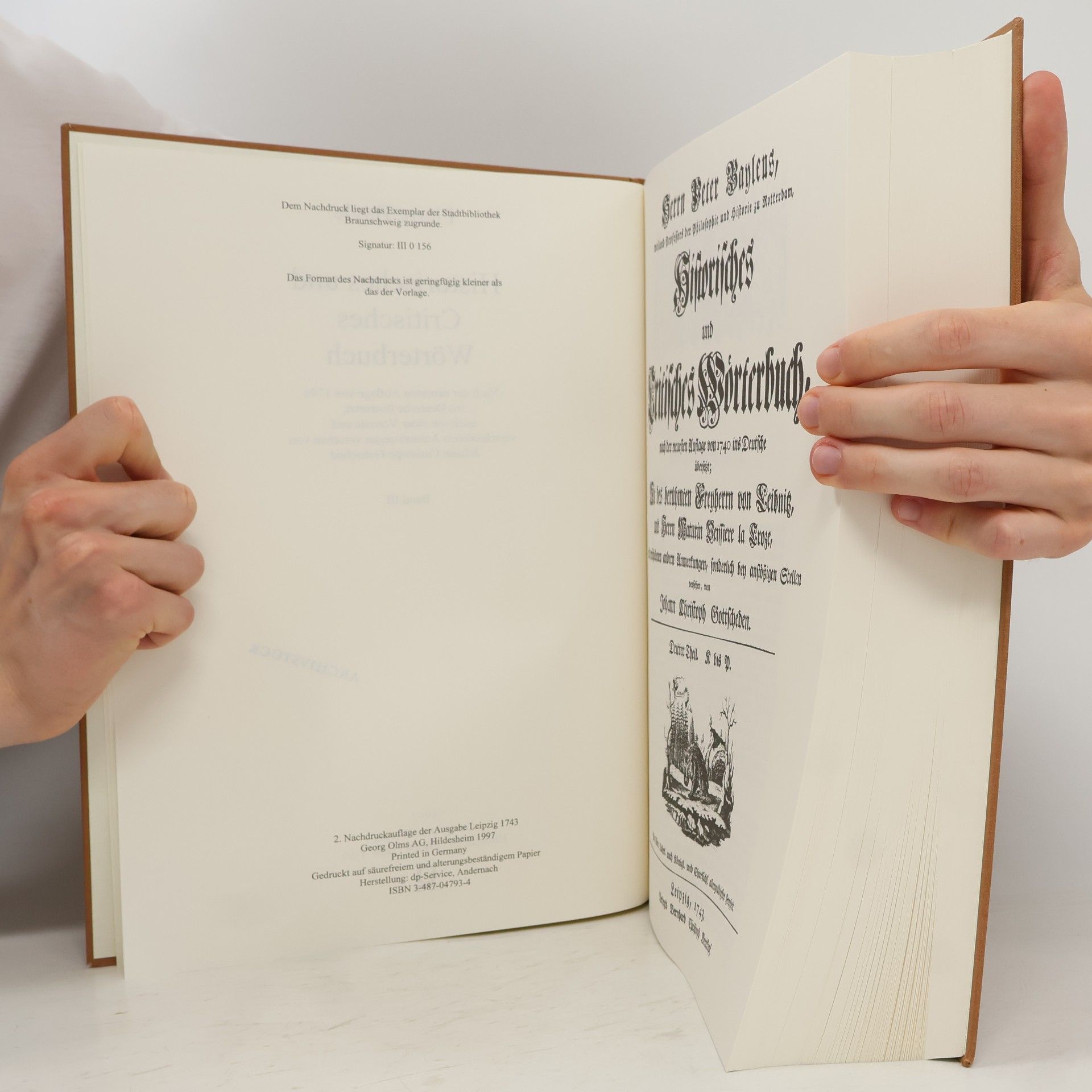 Pierrre Bayle Historisches und Critisches Wörterbuch III