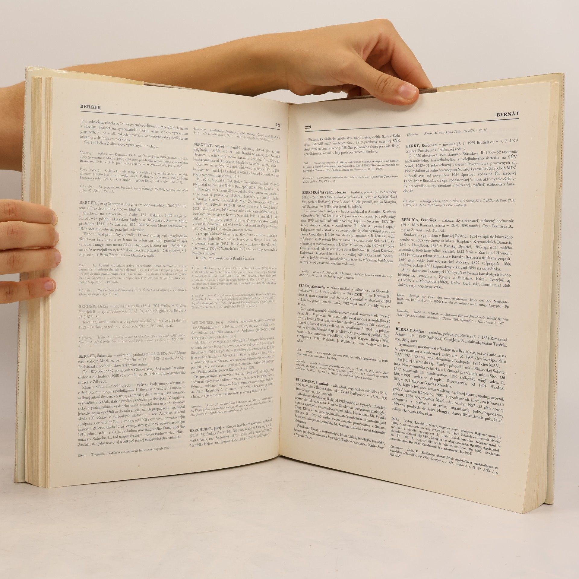 Various authors Slovenský biografický slovník I. Zväzok. A-D