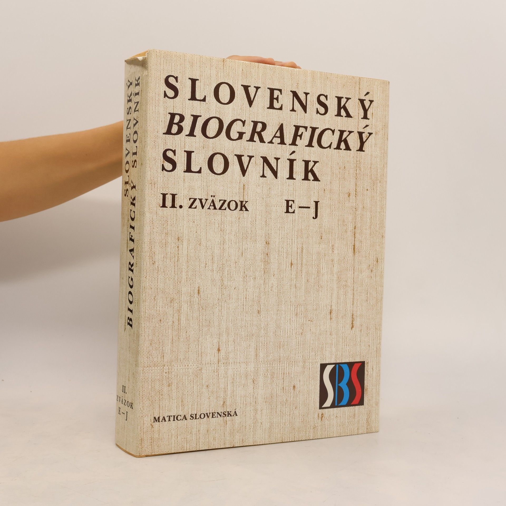 Autorenkollektiv Slovenský biografický slovník II. E-J