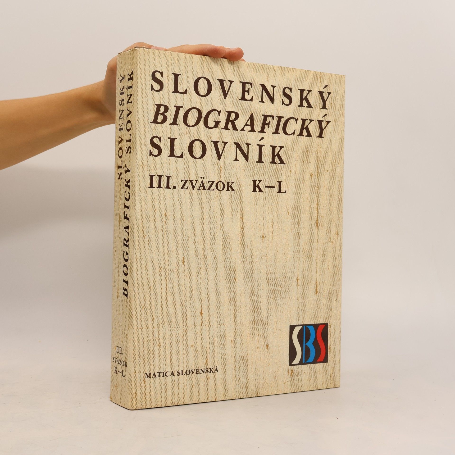 Autorenkollektiv Slovenský biografický slovník III. K – L