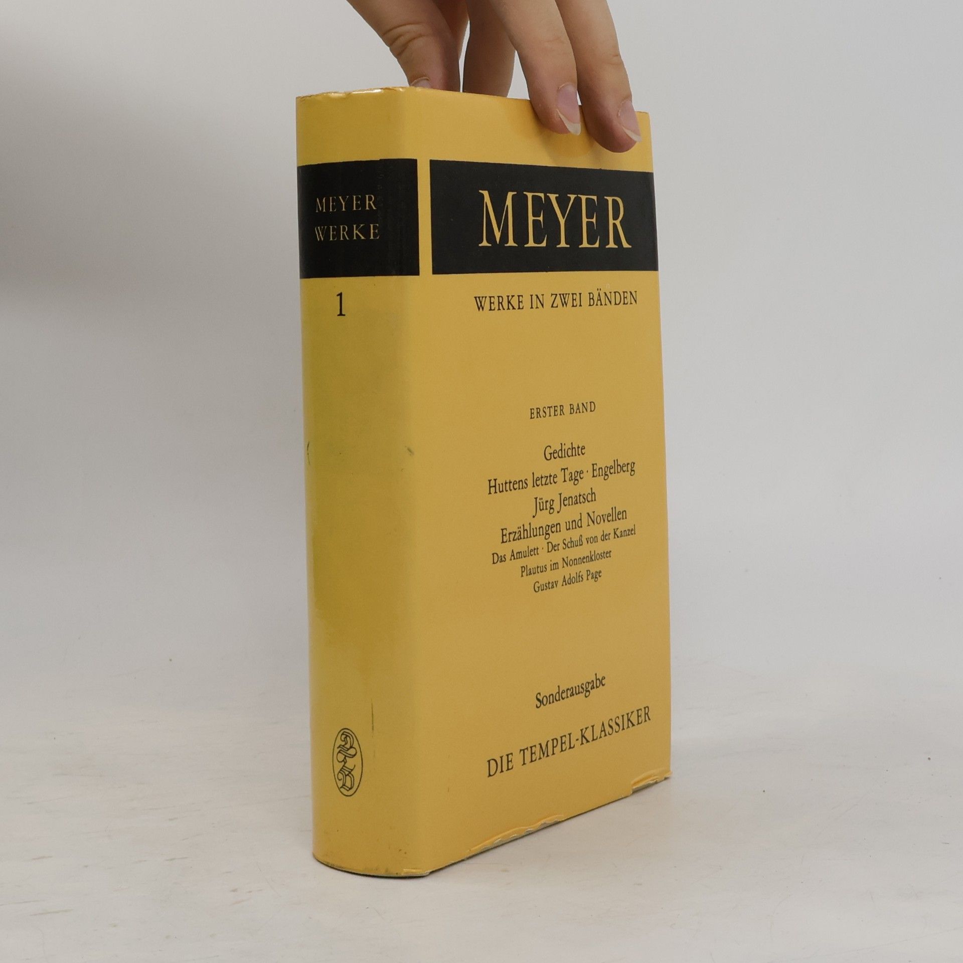 C. F. Meyer. Werke in zwei Bänden. Band 1