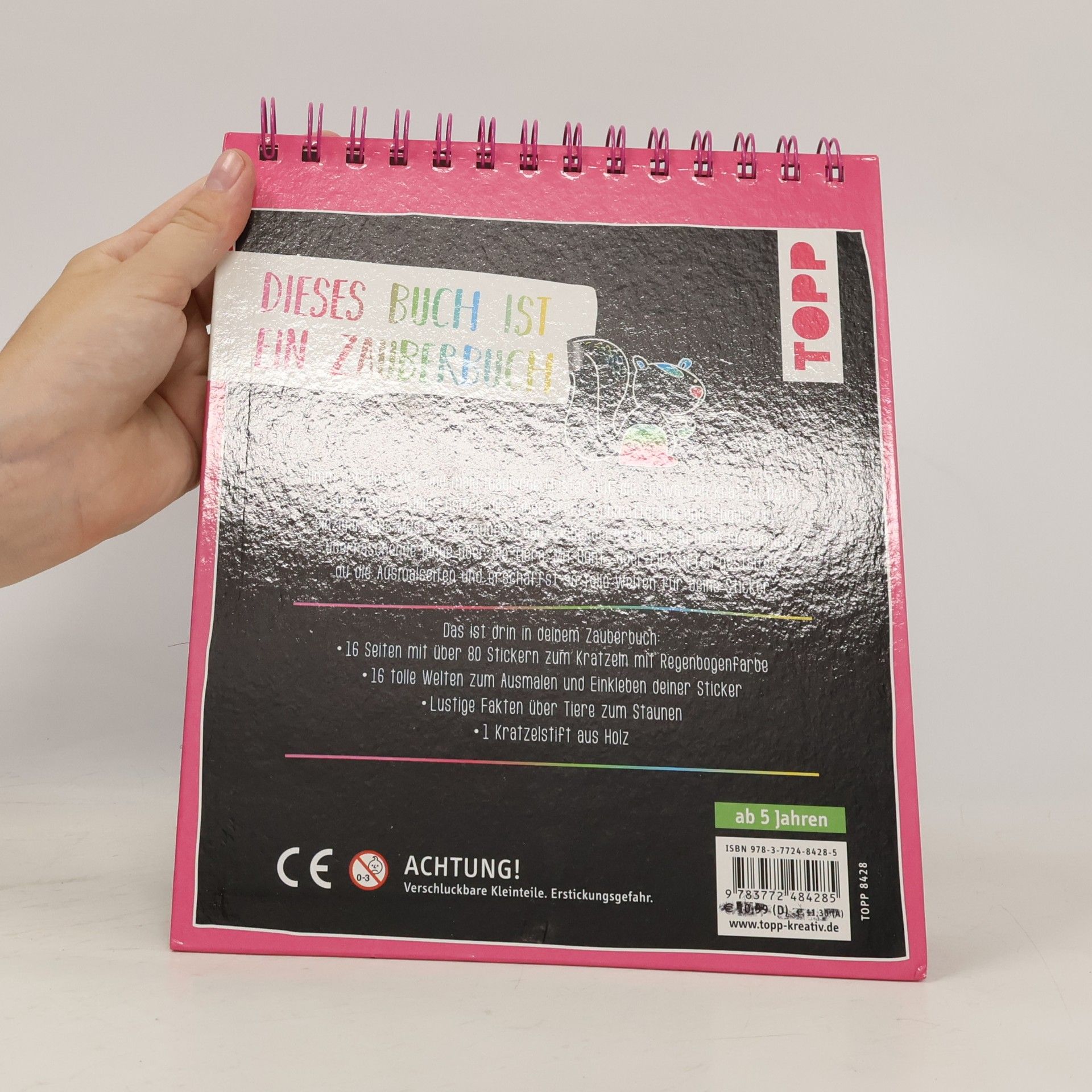 Frechverlag Kratzel-Stickerbuch für Mädchen
