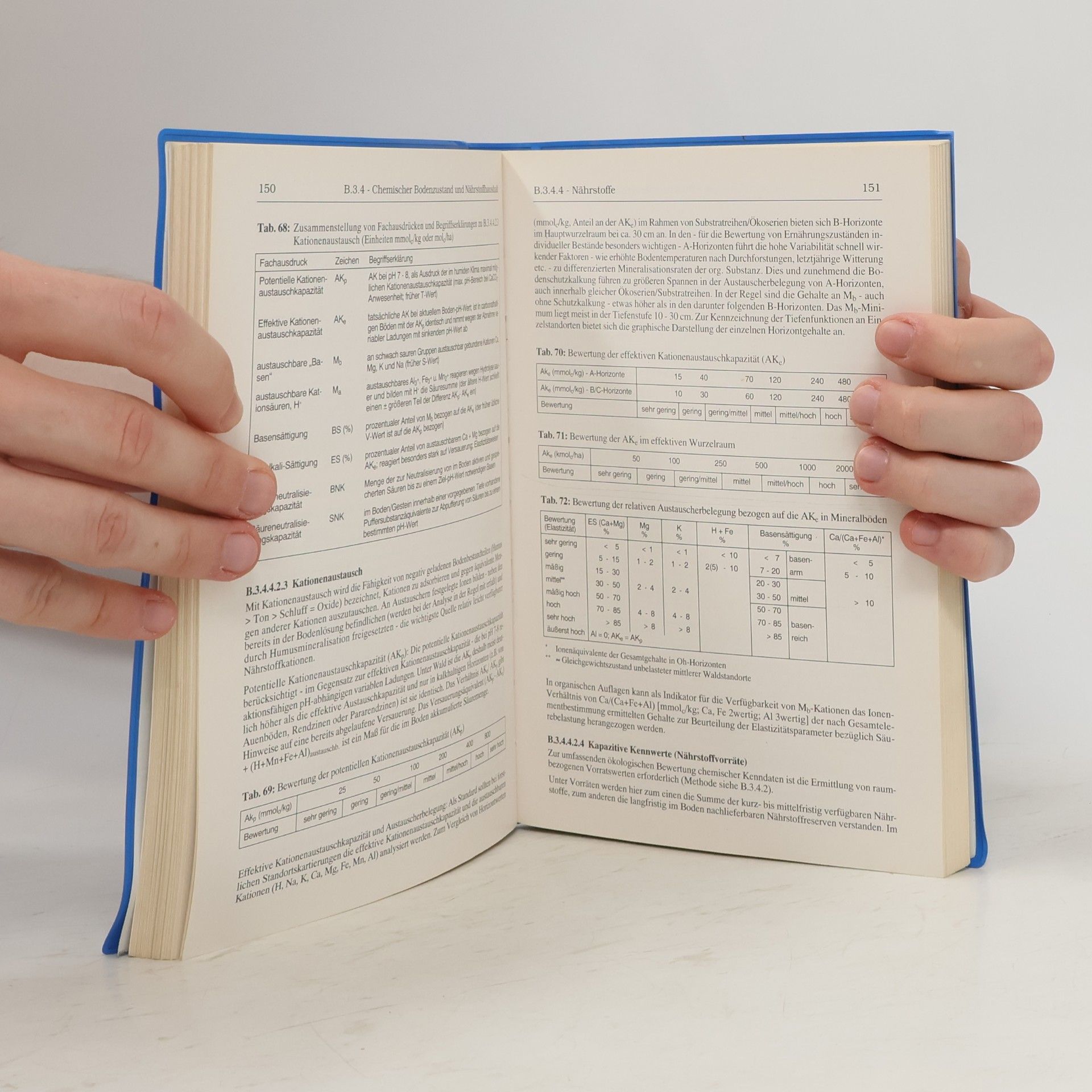 Arbeitskreis Standortskartierung in der Arbeitsgemeinschaft Forsteinrichtung Forstliche Standortsaufnahme - 6. Auflage 2003