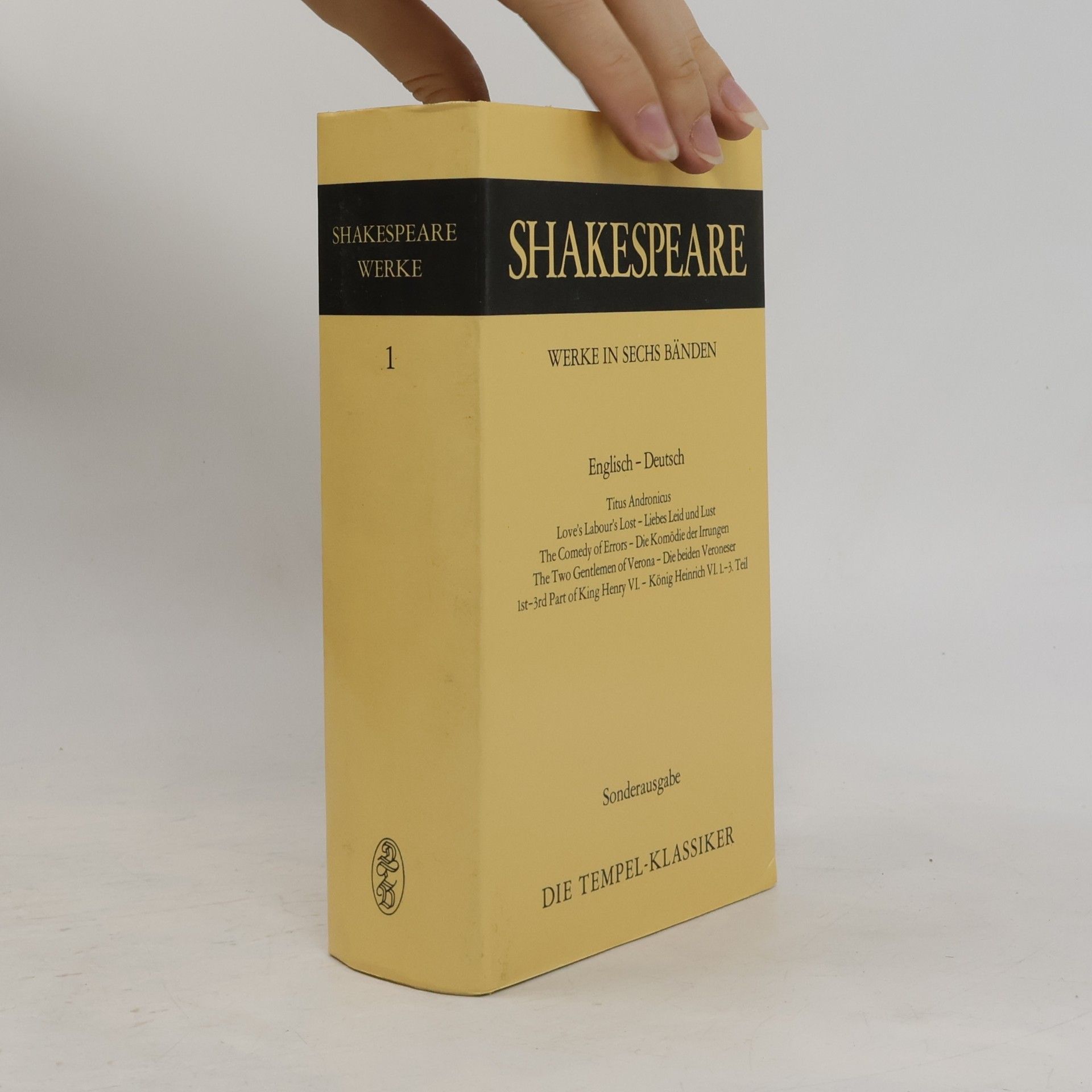 William Shakespeare Werke in Sechs Bänden. Englisch - Deutsch 1
