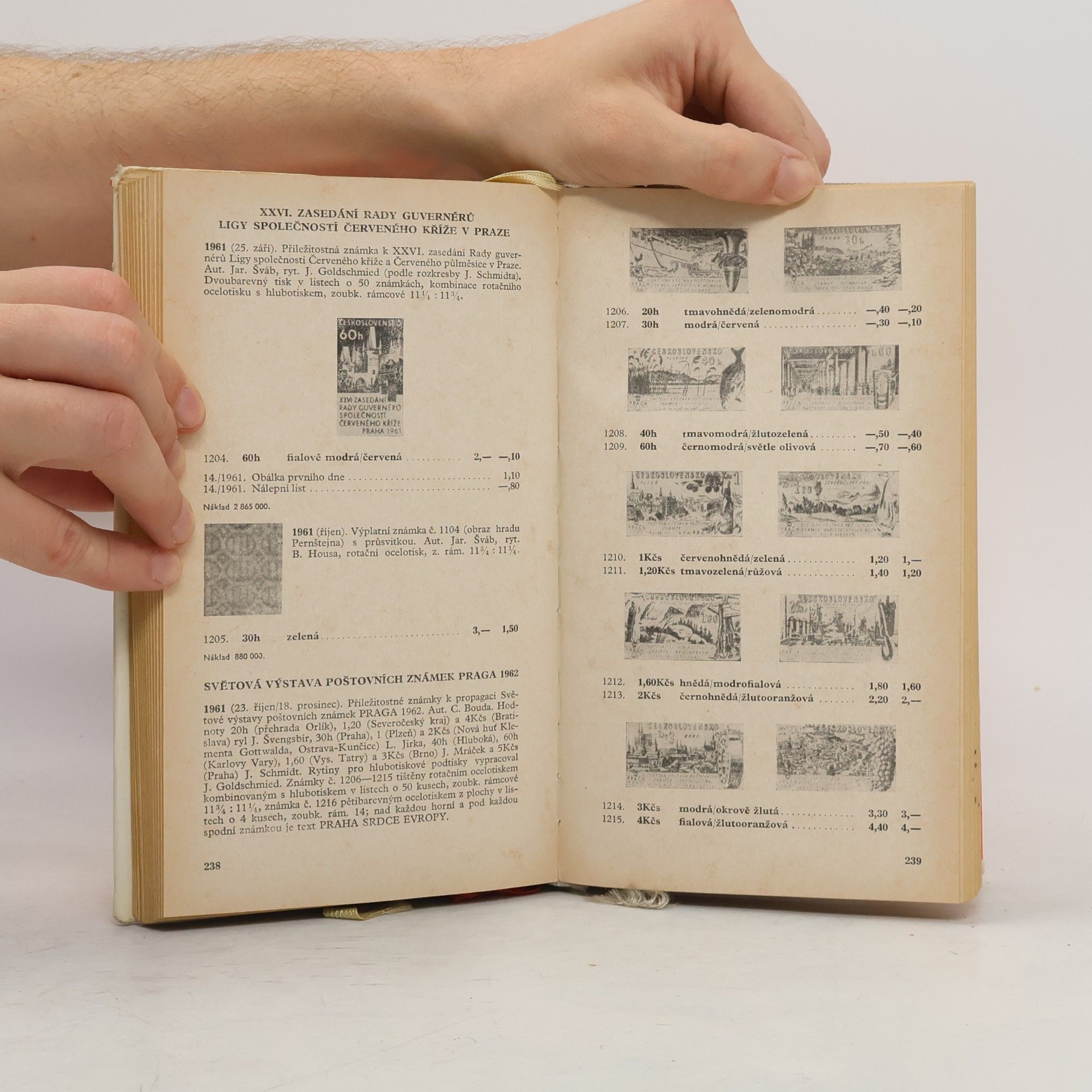 Autorenkollektiv Československo. Katalog známek 1968