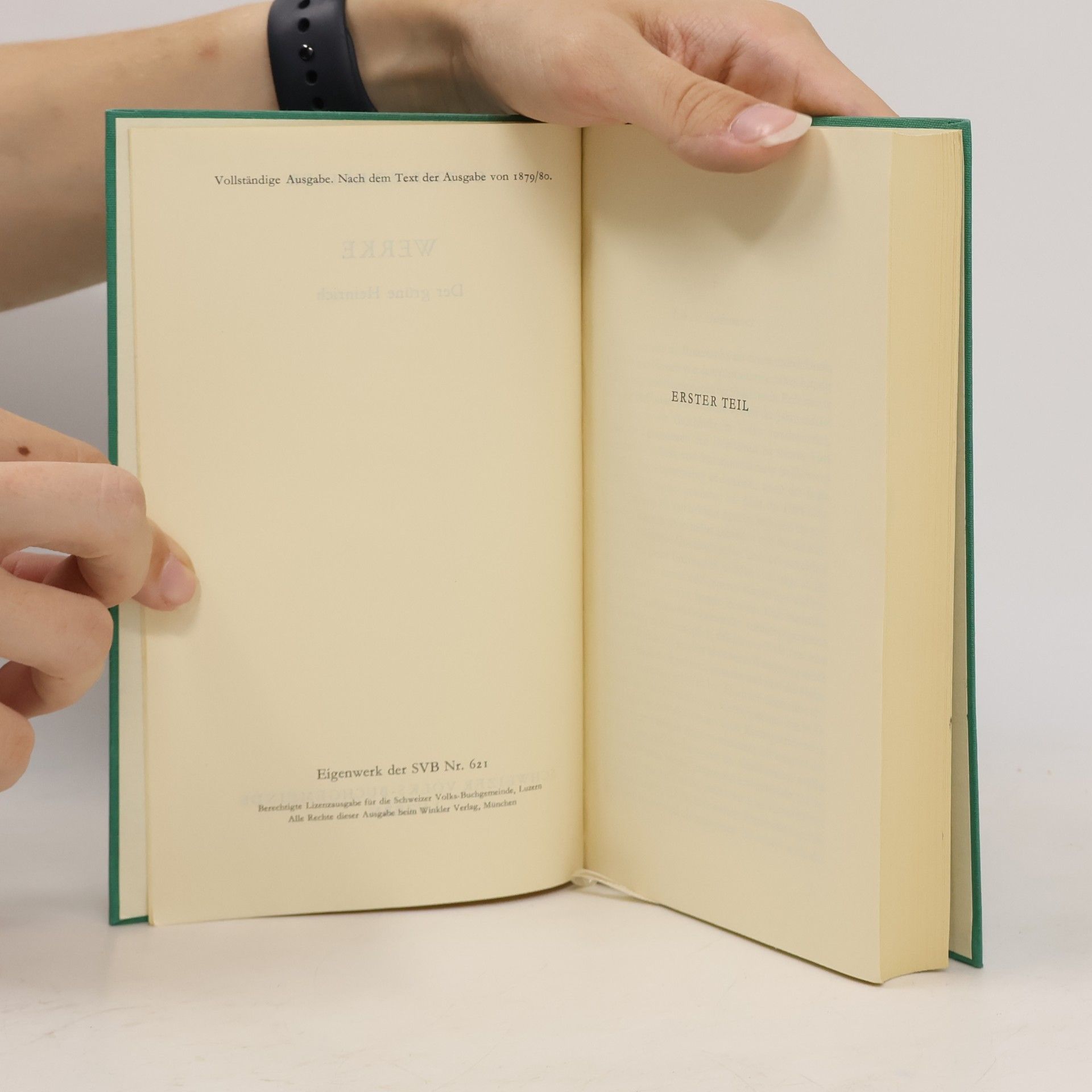 Gottfried Keller Keller Werke I