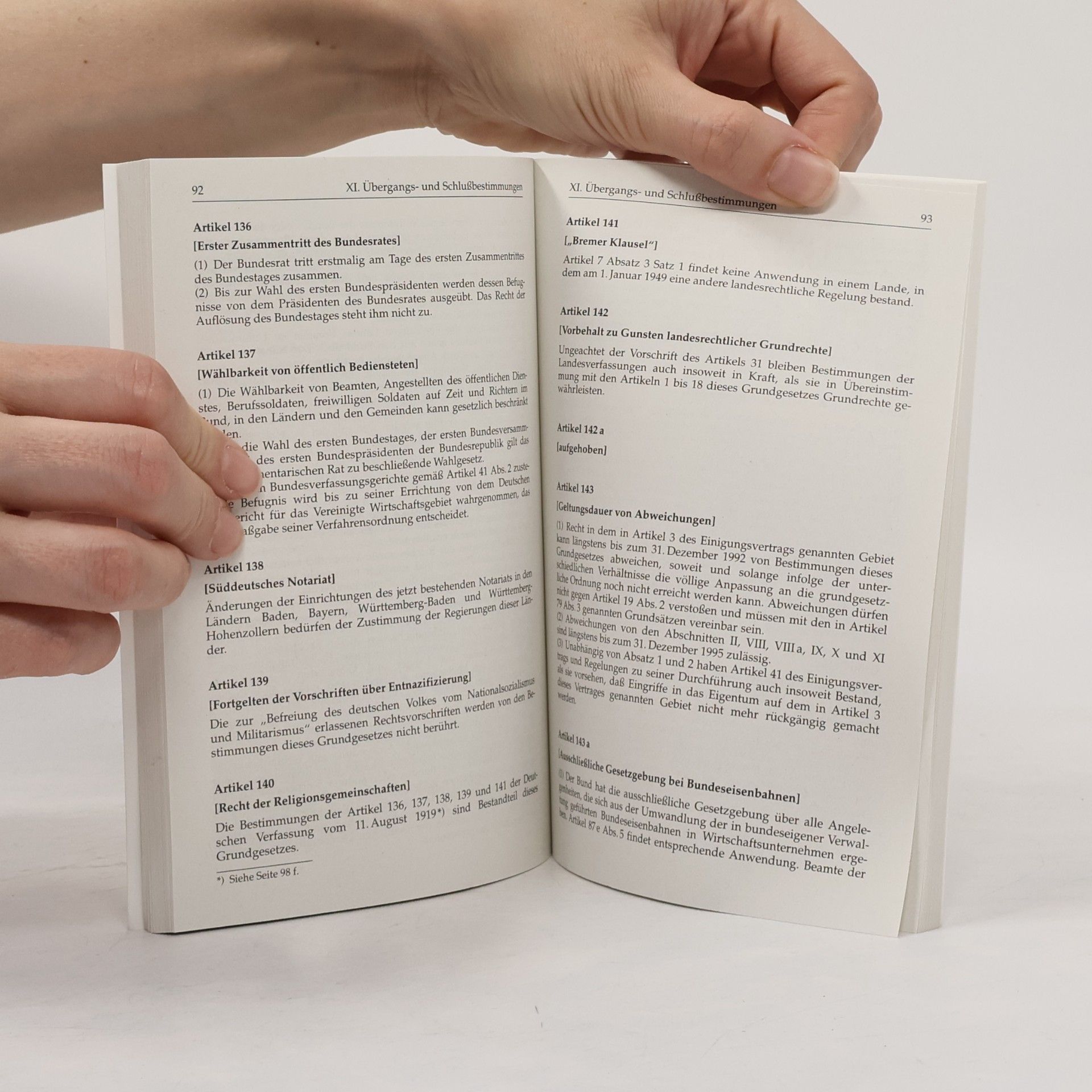 Autores varios Grundgesetz für die Bundesrepublik Deutschland