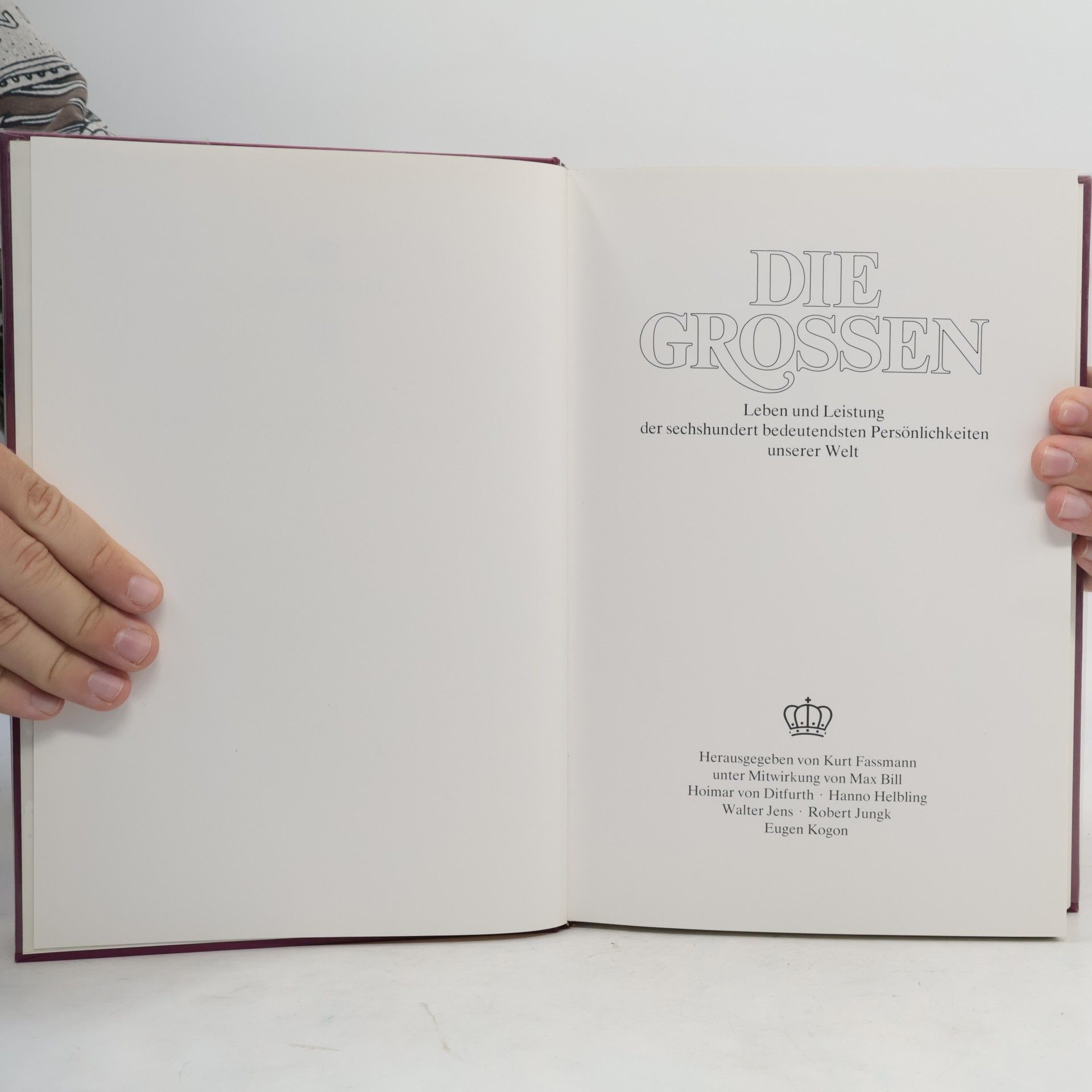 Various authors Die Grossen. Band II/1