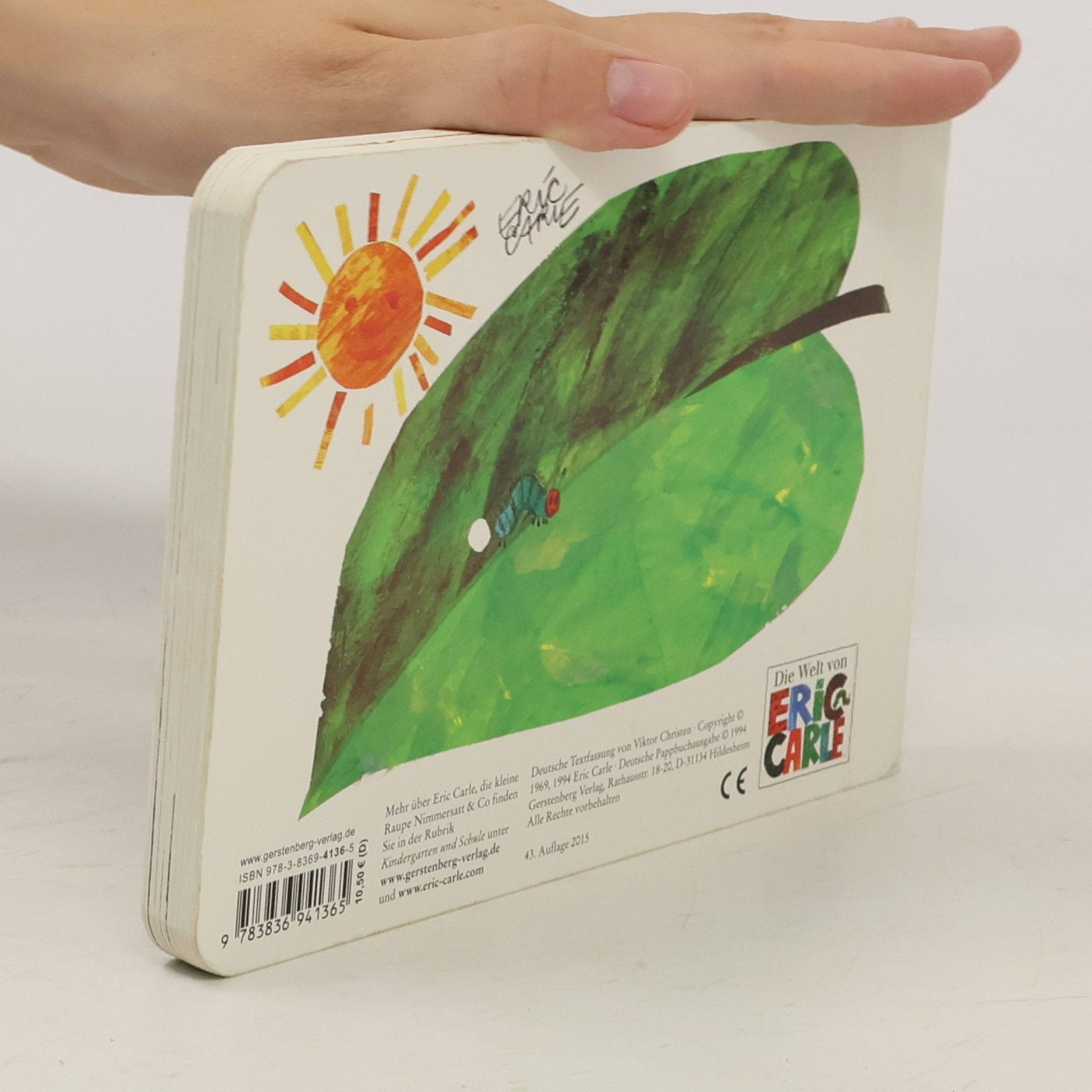 Eric Carle Die kleine Raupe Nimmersatt. Spielbilderbuch