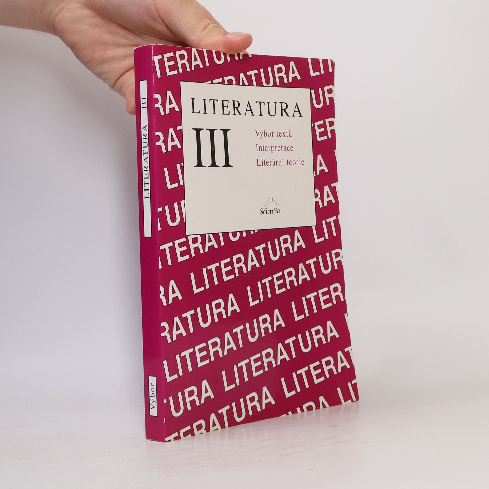 Bohuslav Hoffmann Literatura III Výbor textů Interpretace Literární teorie