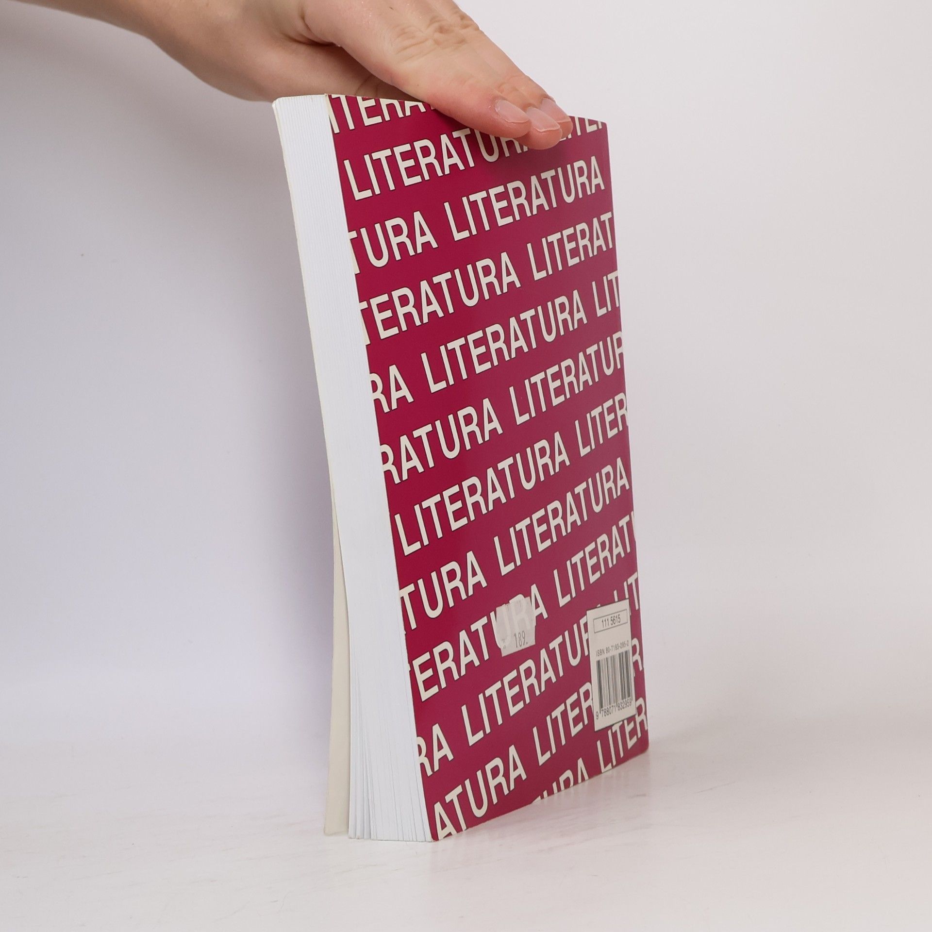 Bohuslav Hoffmann Literatura III Výbor textů Interpretace Literární teorie