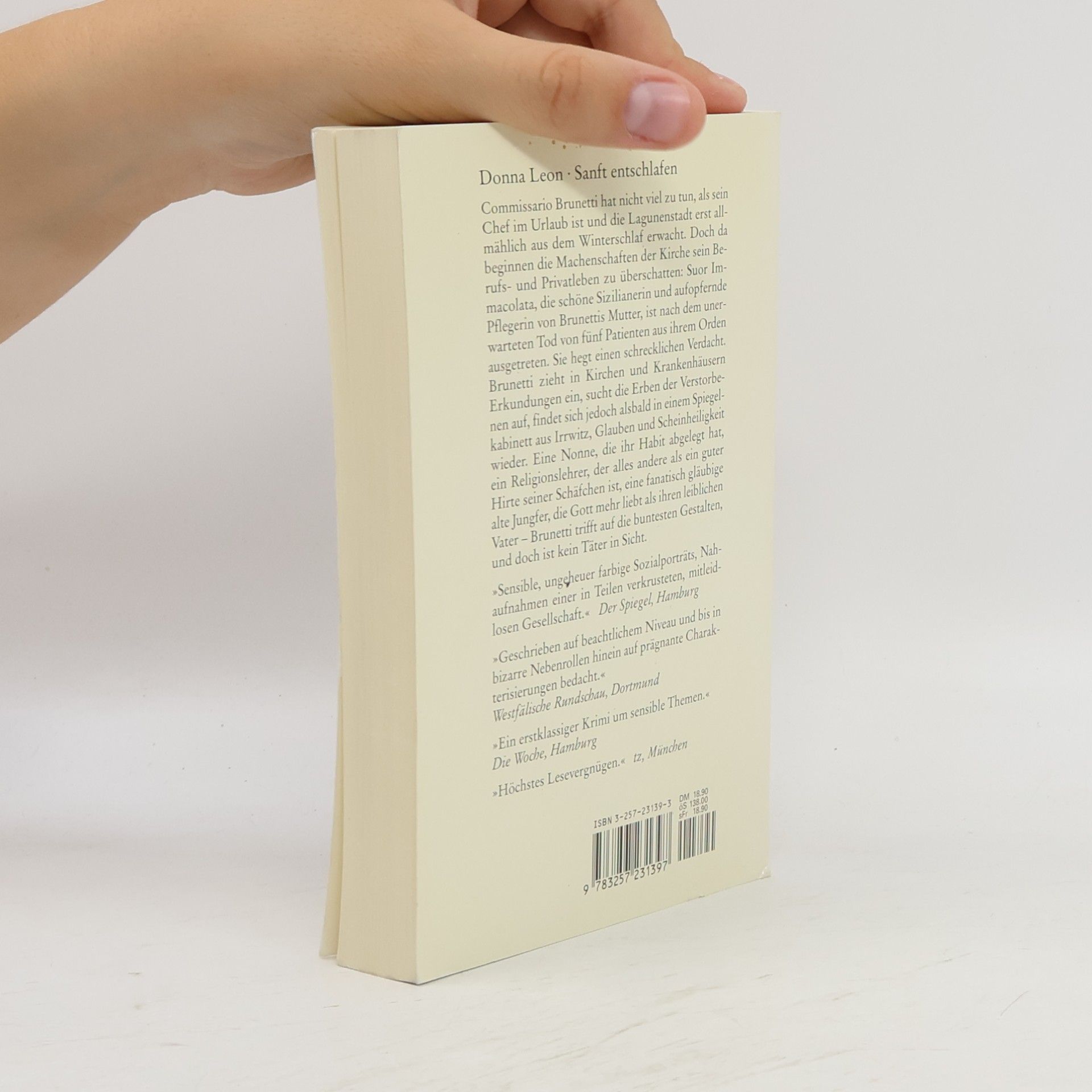 Donna Leon Sanft entschlafen. Commissario Brunettis sechster Fall