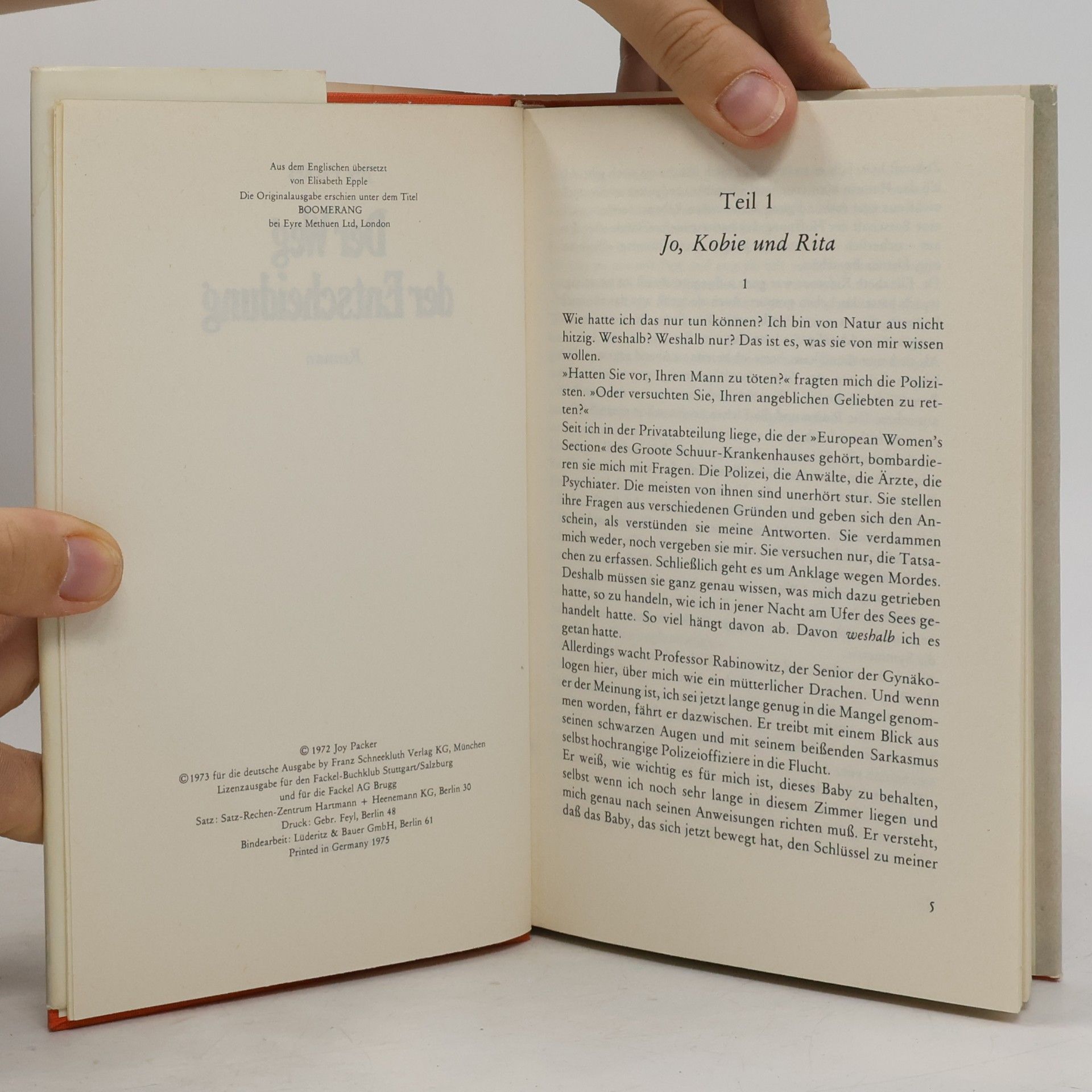 Joy Packer Der Weg der Entscheidung
