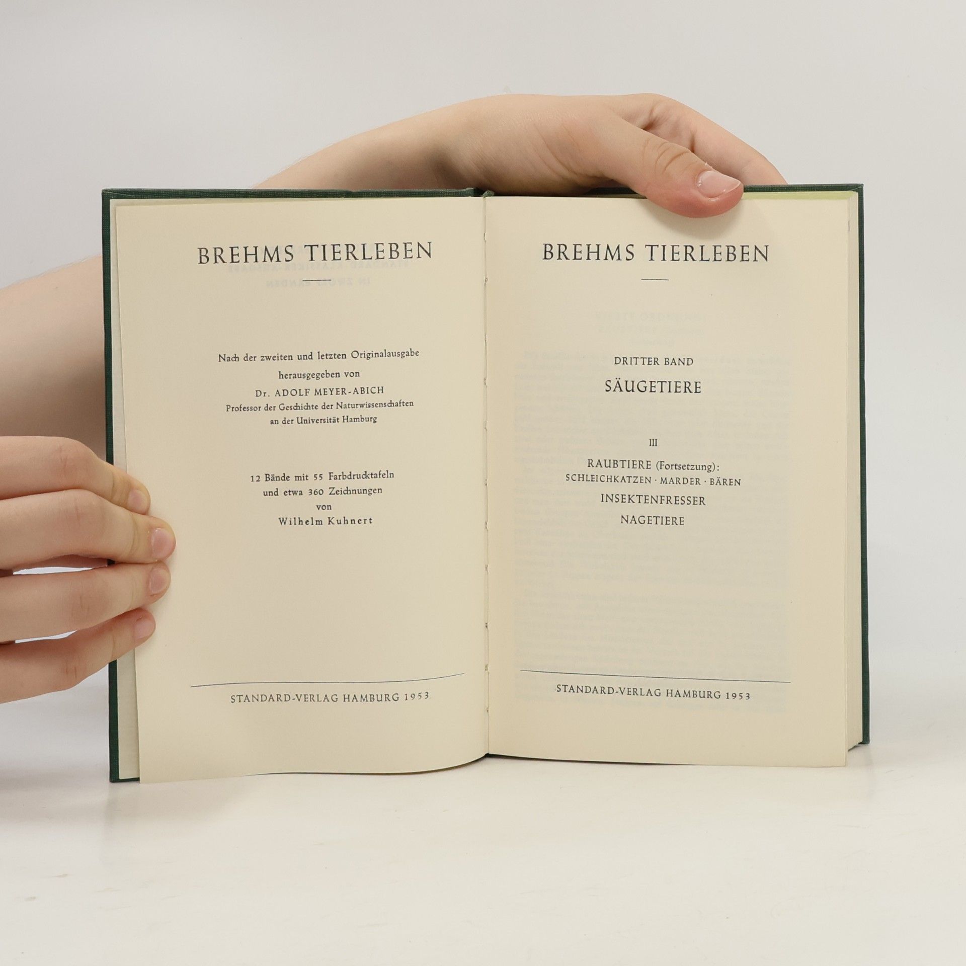 Alfred Edmund Brehm Brehms Tierleben 3. Säugetiere III