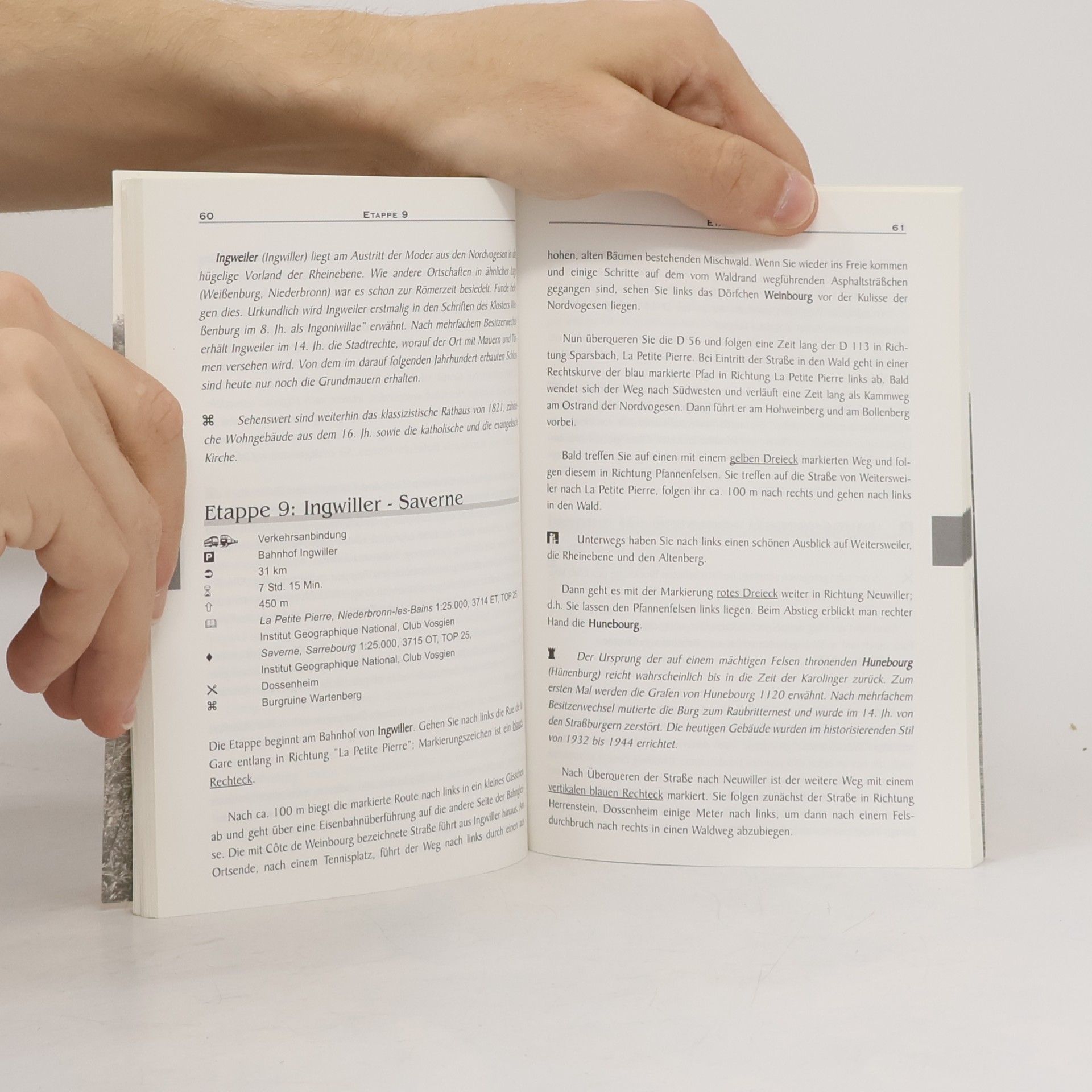 Hans Hönl Outdoor Handbuch - 76: Deutschland, Frankreich: Pfälzerwald-Vogesen-Weg
