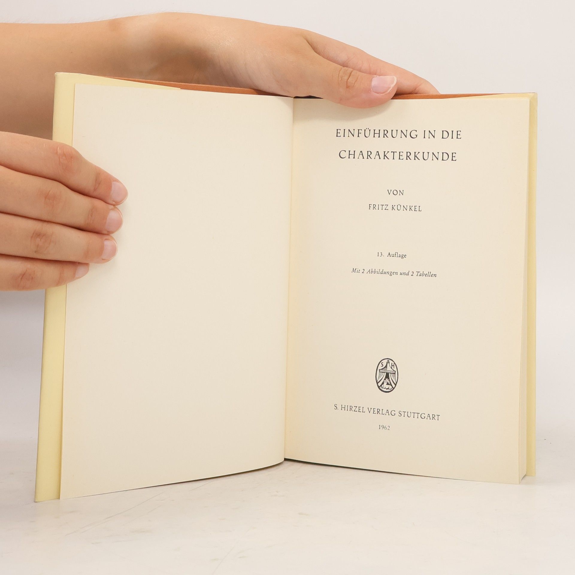 Fritz Künkel Einführung in die Charakterkunde