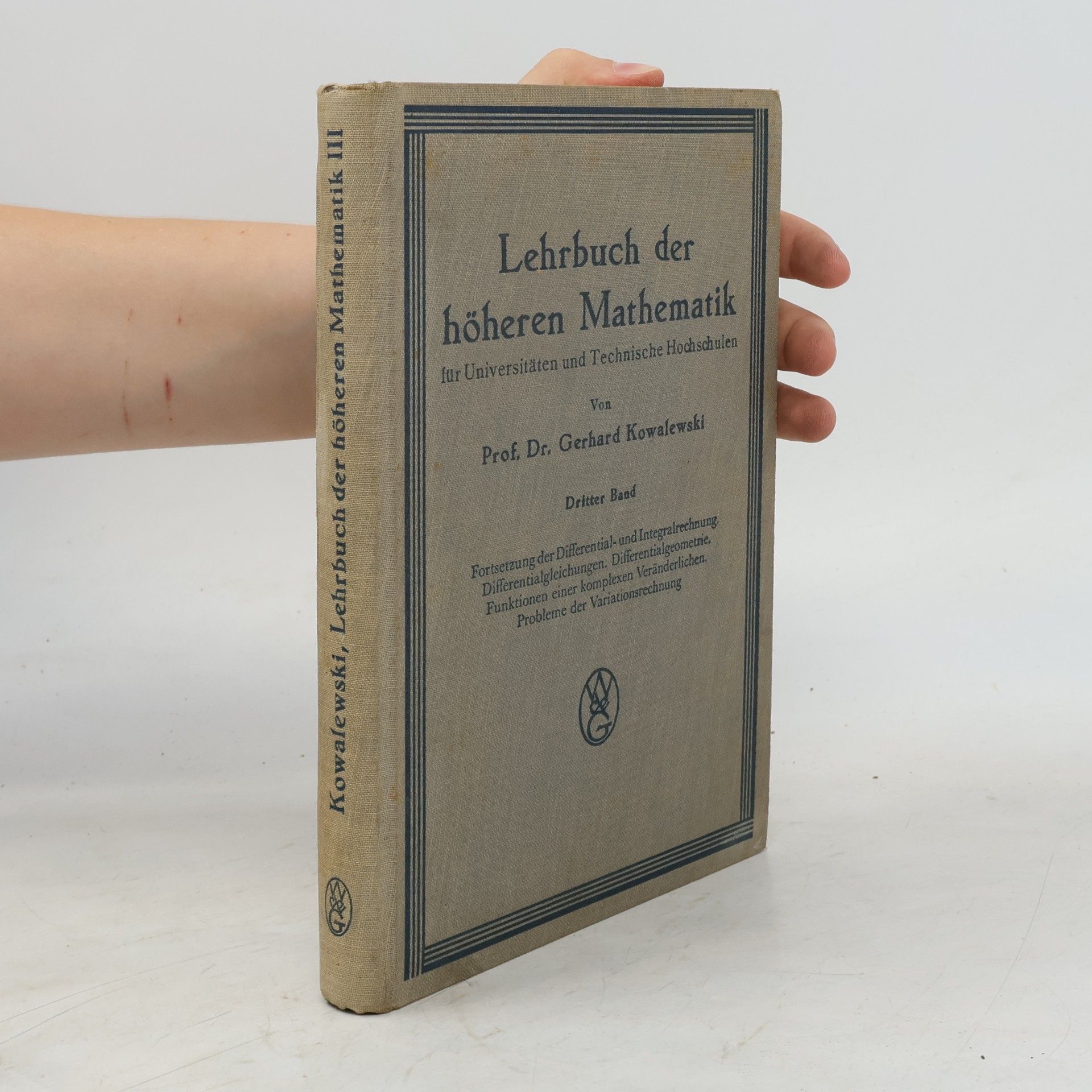 Lehrbuch der höheren Mathematik