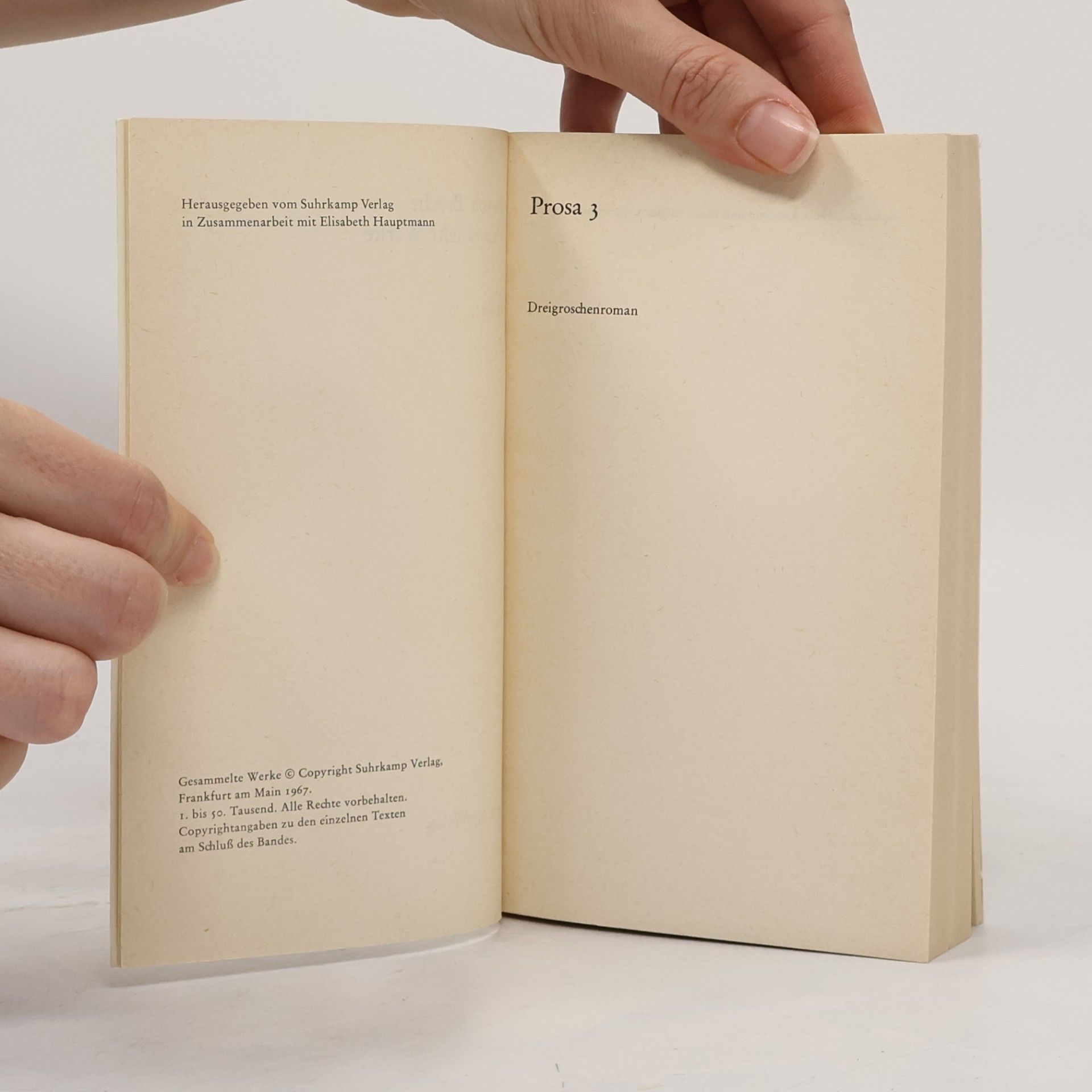 Bertolt Brecht Gesammelte Werke 13. Prosa 3