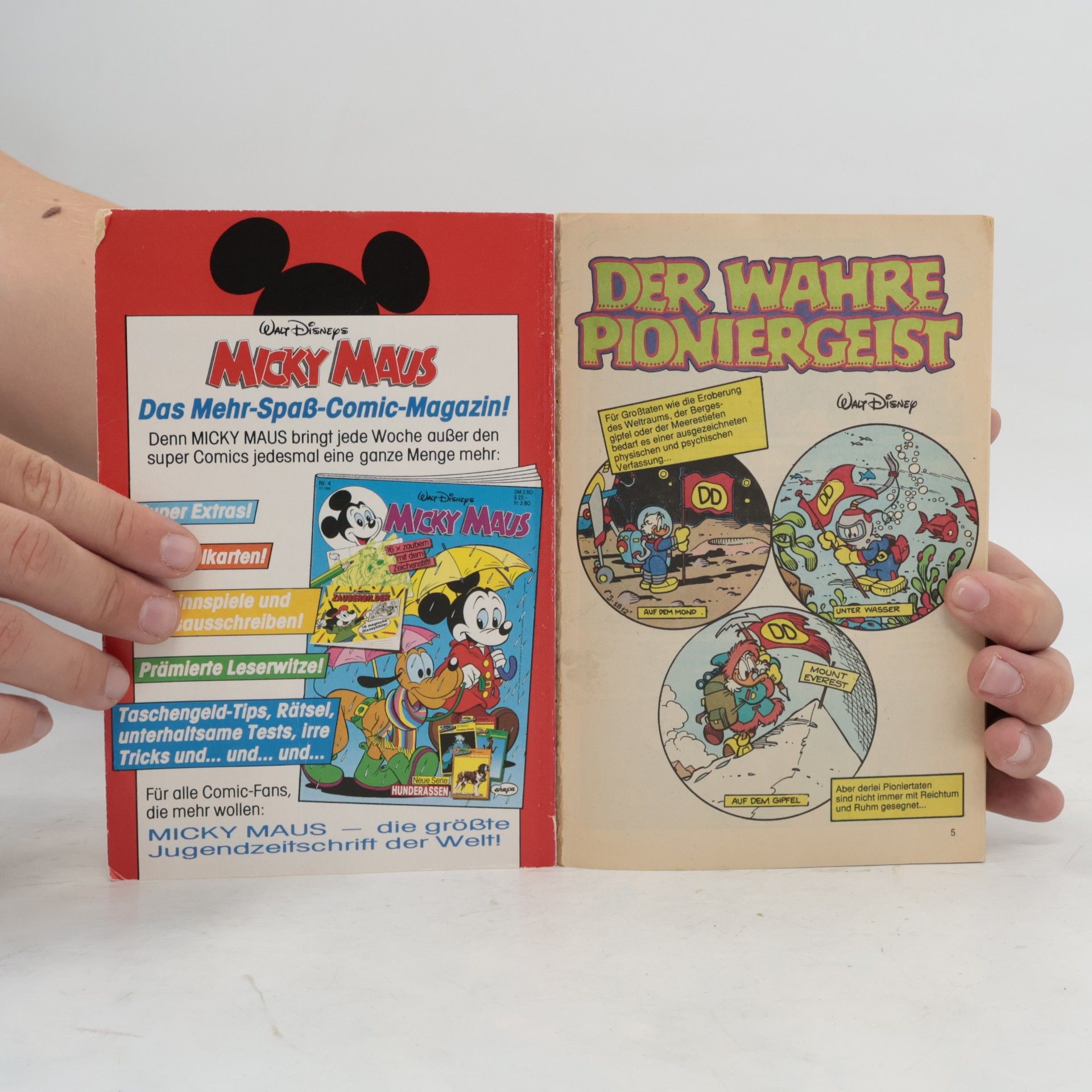 Walt Disney Lustiges Taschenbuch Nr.160. Der wahre Pioniergeist