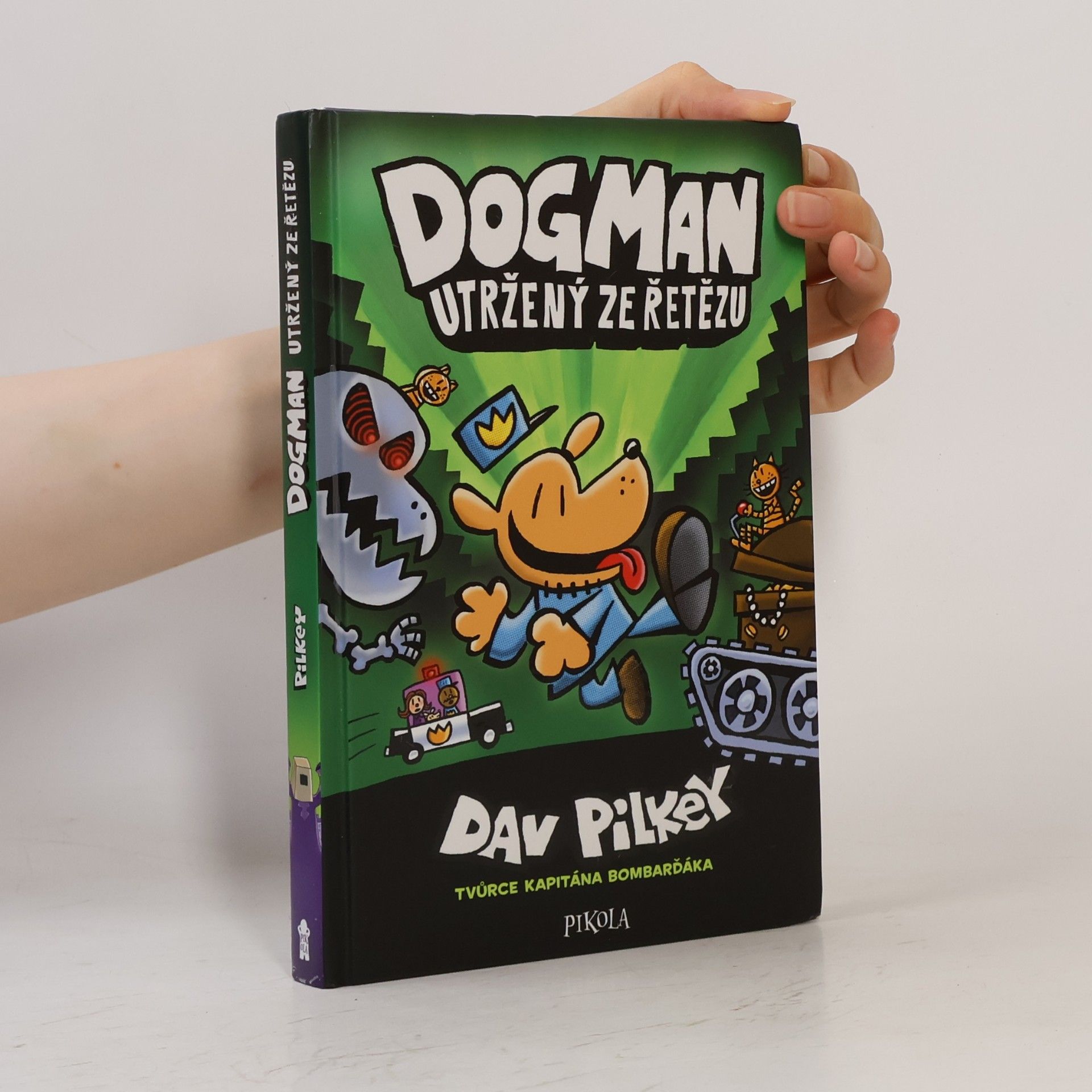 Dav Pilkey Dogman utržený ze řetězu