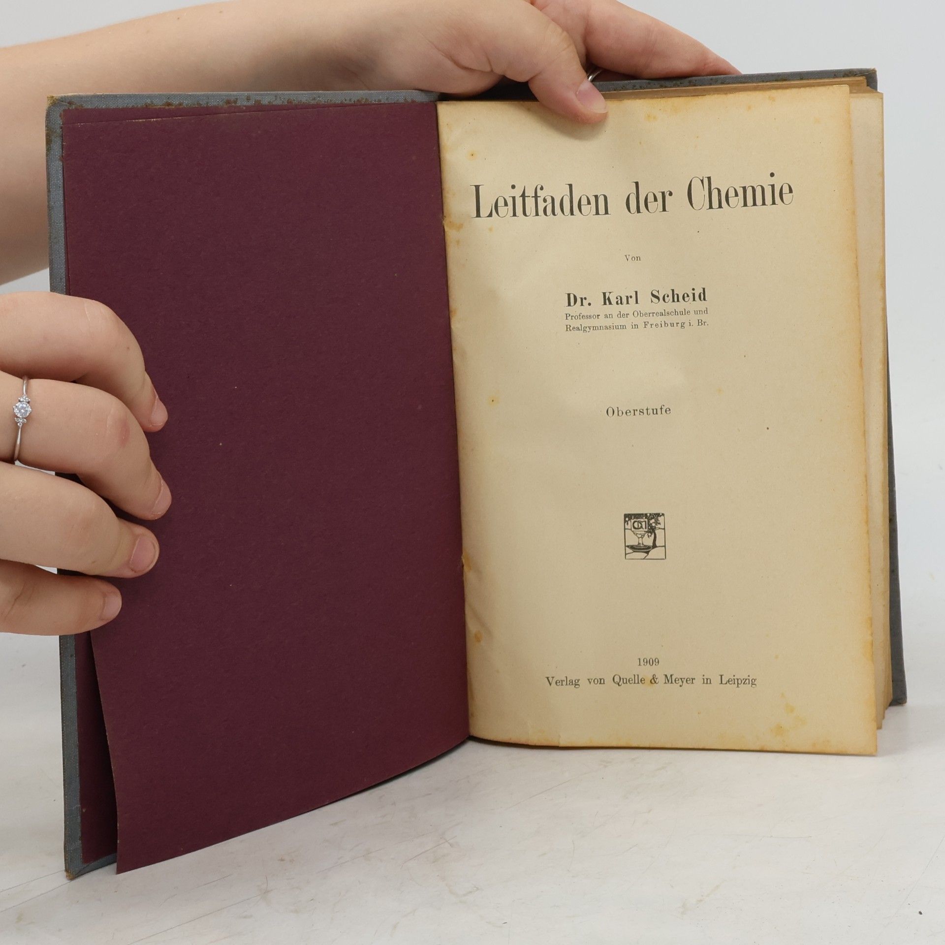 Karl Scheid Leitfaden der Chemie
