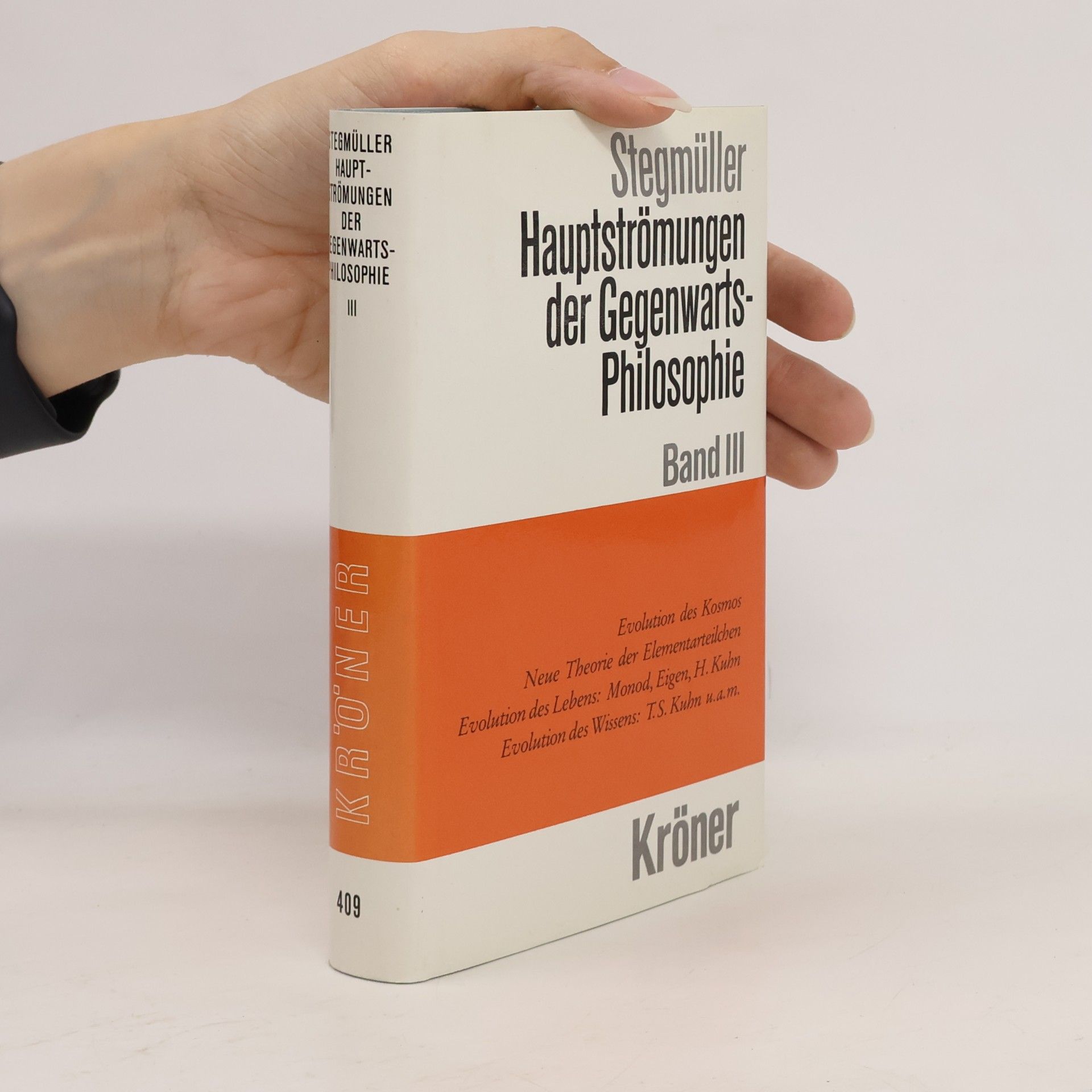 Wolfgang Stegmüller Hauptströmungen der Gegenwartsphilosophie