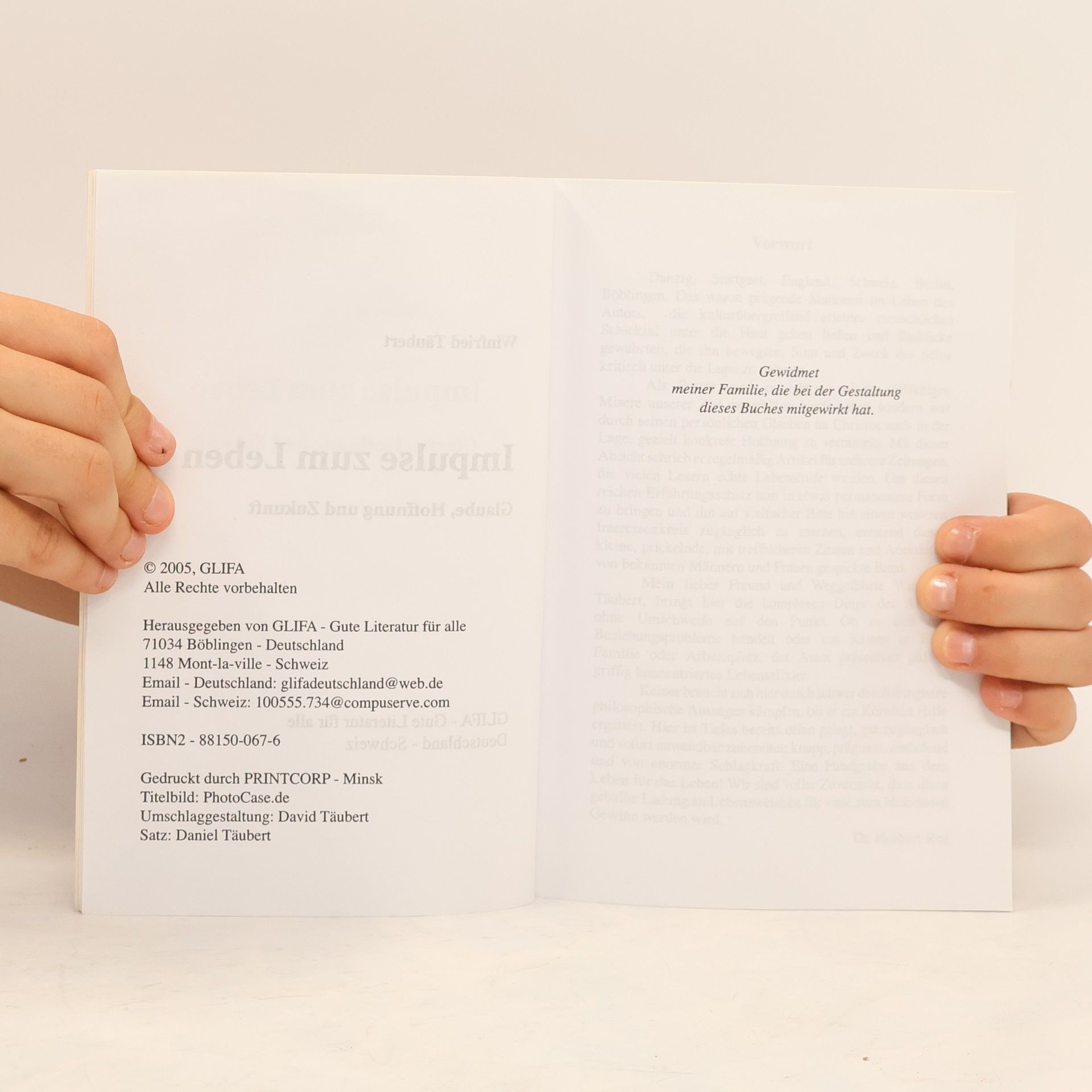 Winfried Täubert Impulse zum Leben, Glaube, Hoffnung und Zukunft