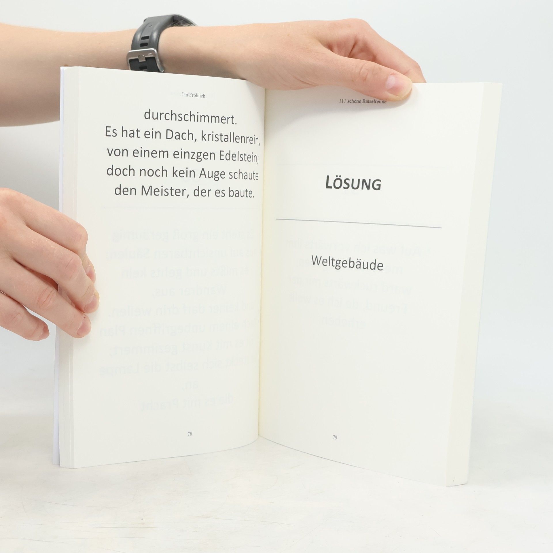 Jan Fröhlich Rätselbücher für Kinder - 4: 100 schöne Rätselreime