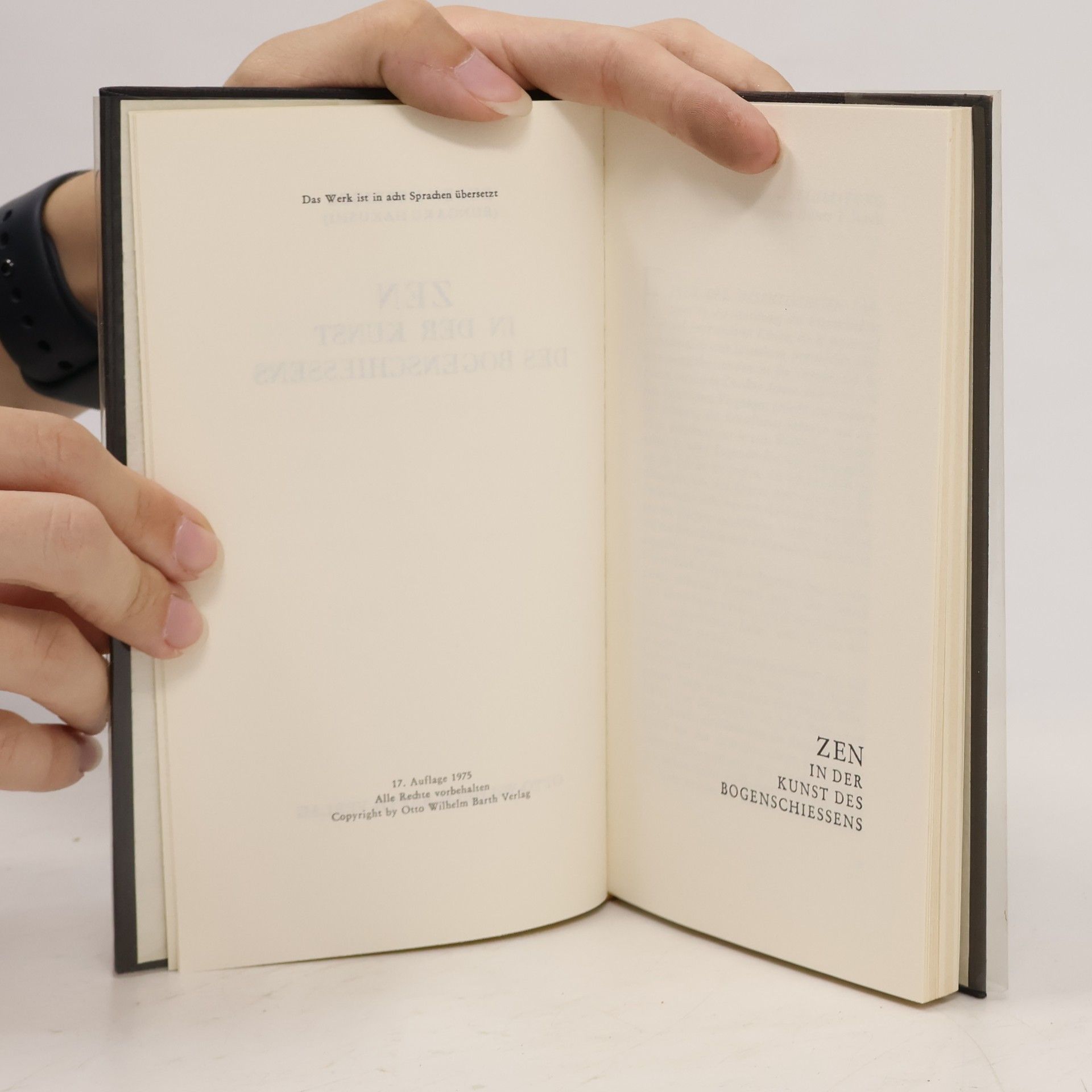 Eugen Heurrigel Zen in der Kunst des Bogenschiessens