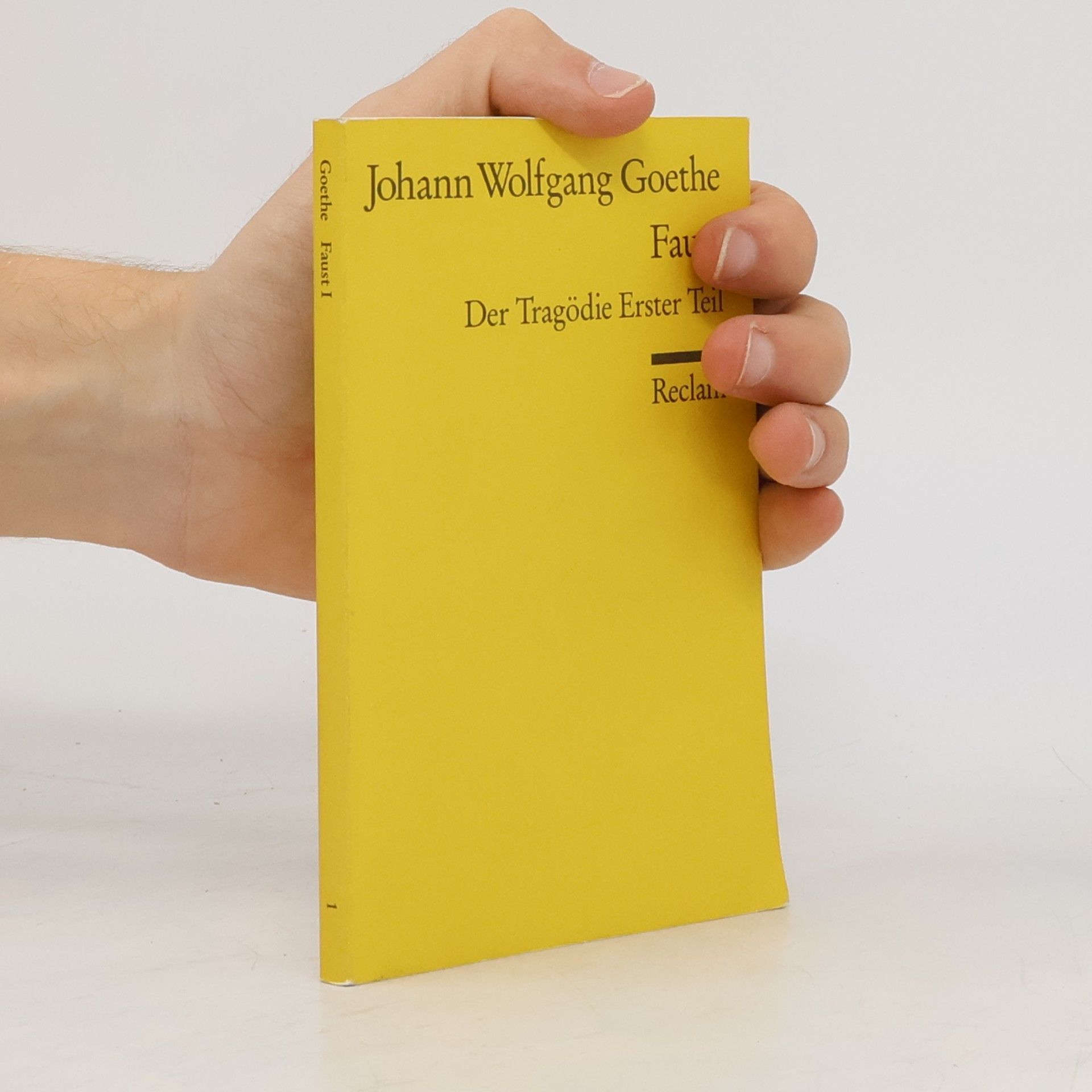 Johann Wolfgang von Goethe Faust : der Tragödie Erster teil
