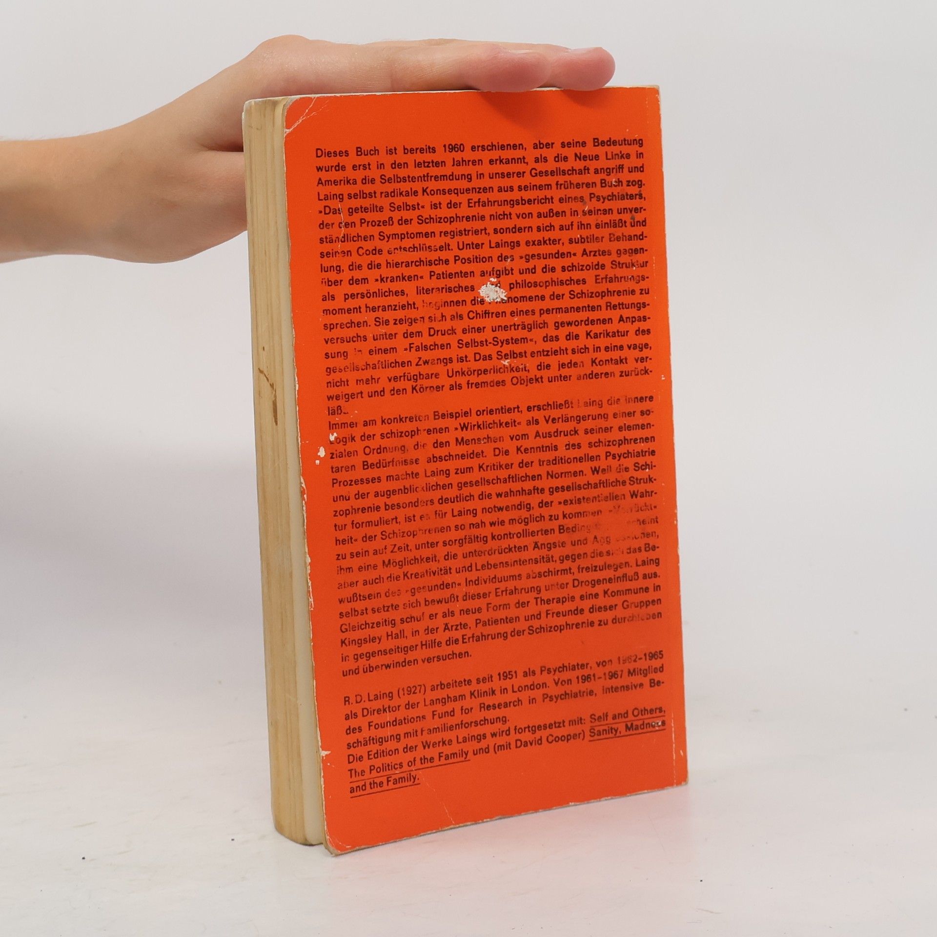 R. D. Laing Das geteilte Selbst