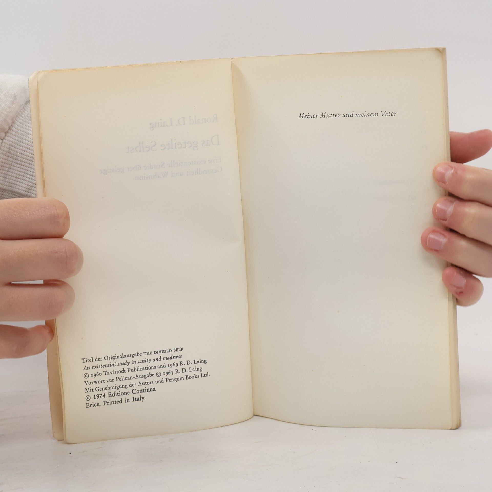 R. D. Laing Das geteilte Selbst