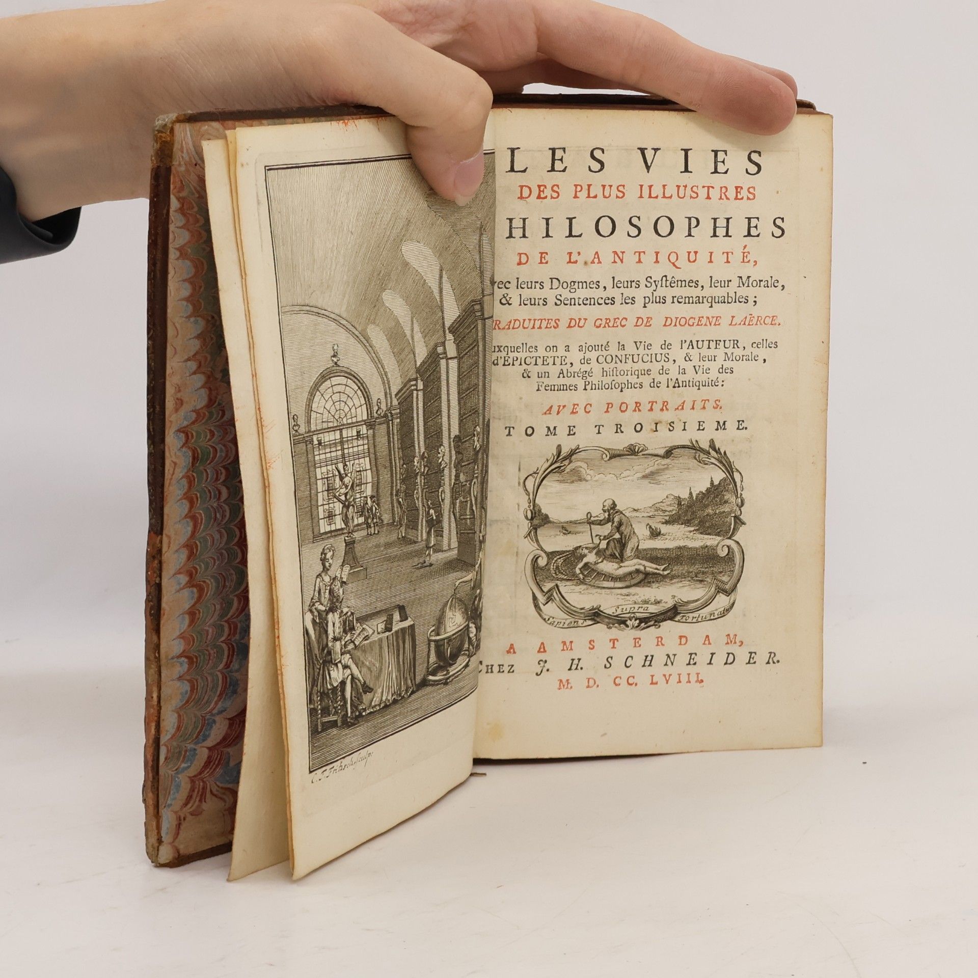 Autorenkollektiv Les vies des plus illustres Hilosophes de l’antiqué 3