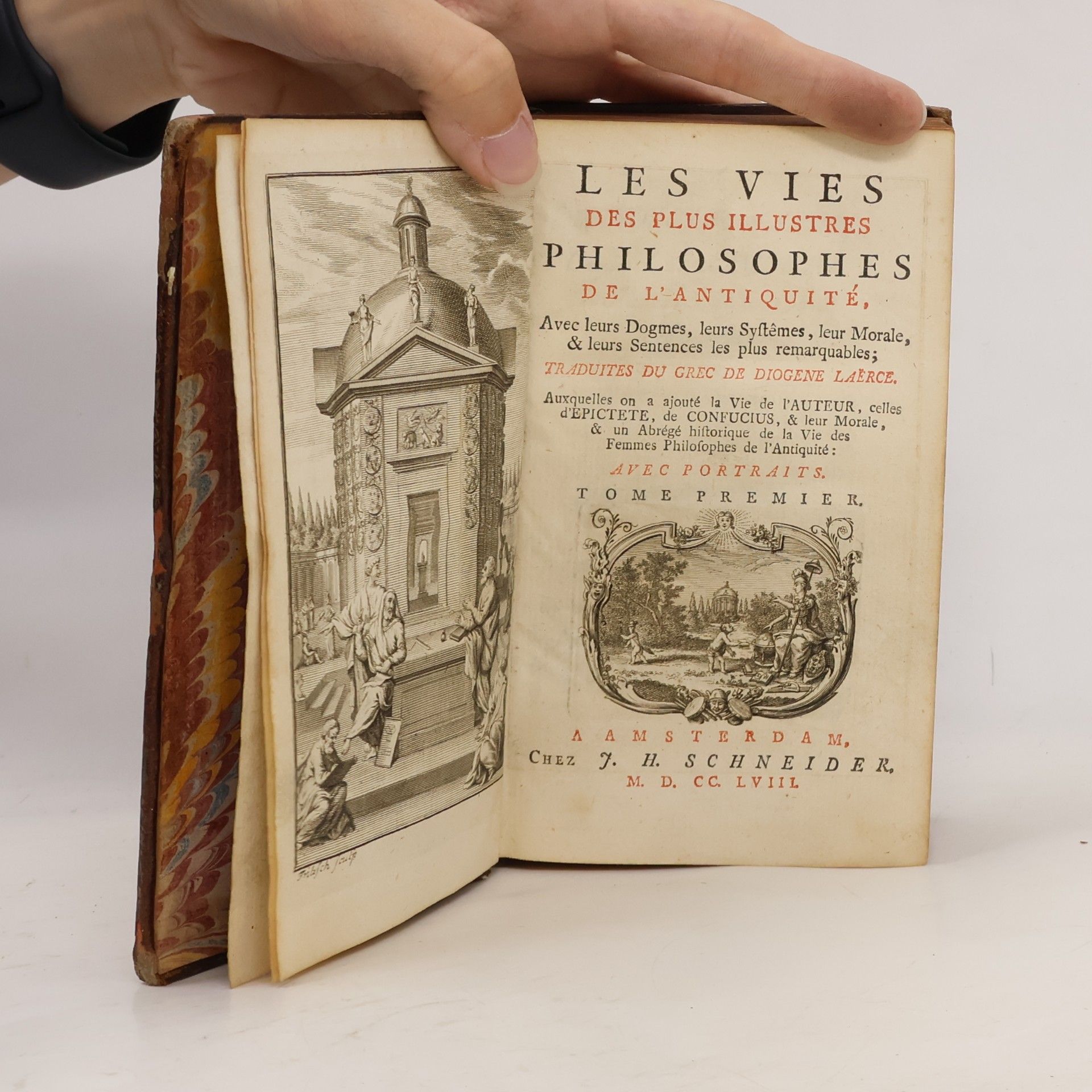 Autorenkollektiv Les vies des plus illustres Philosophes de l’antiqué 1