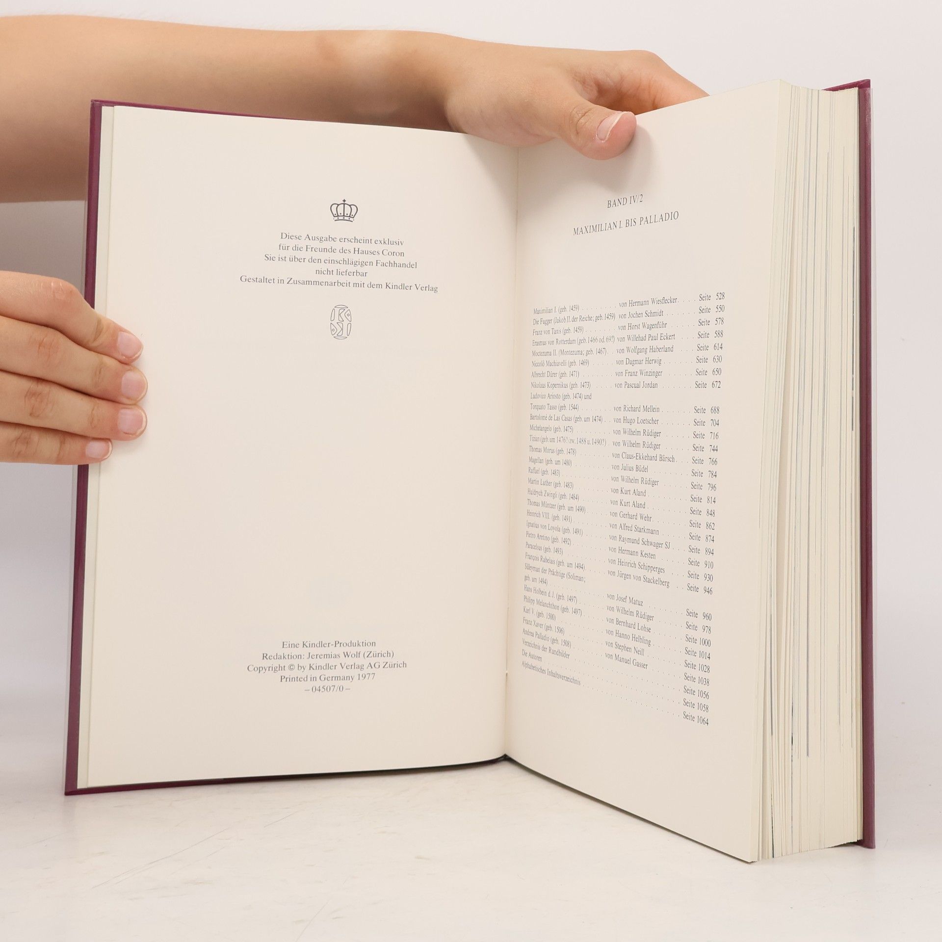 Autorenkollektiv Die Grossen IV/2. 15.-16. Jahrhundert