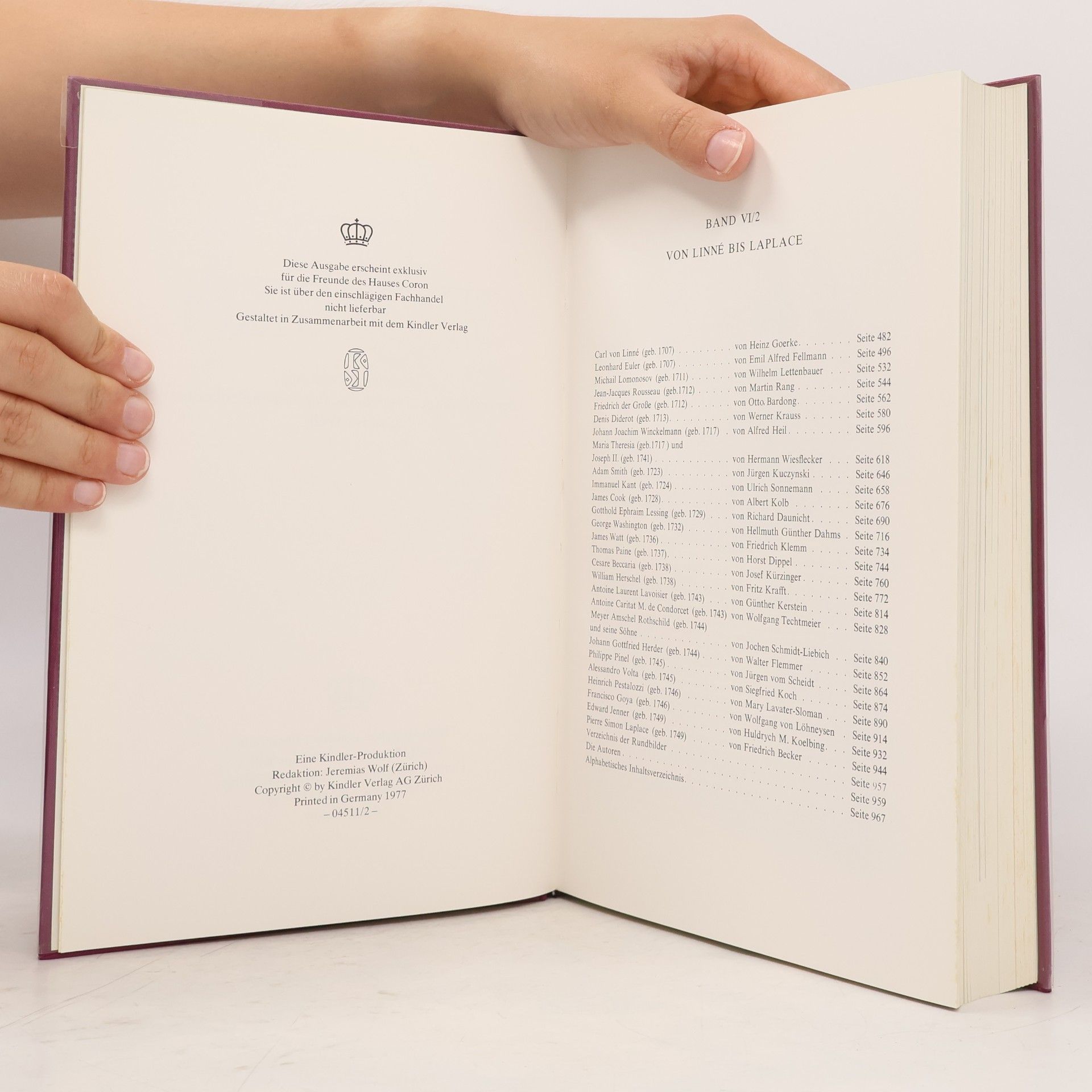 Autorenkollektiv Die Grossen 18.-19. Jahrhundert VI/2