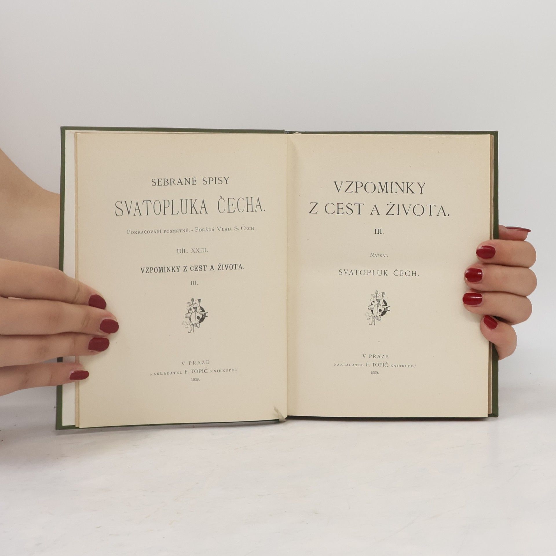 Svatopluk Čech Vzpomínky z cest a života III.